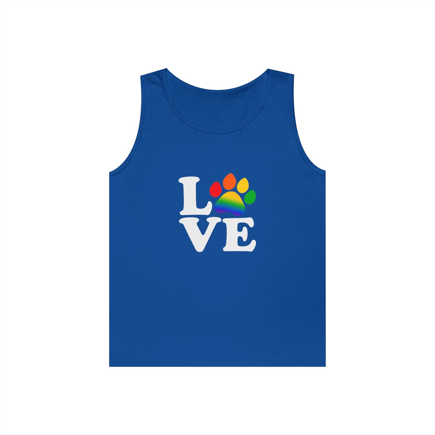 Pride Love is Love Unisex Heavy Cotton Tank Top (6 colors)