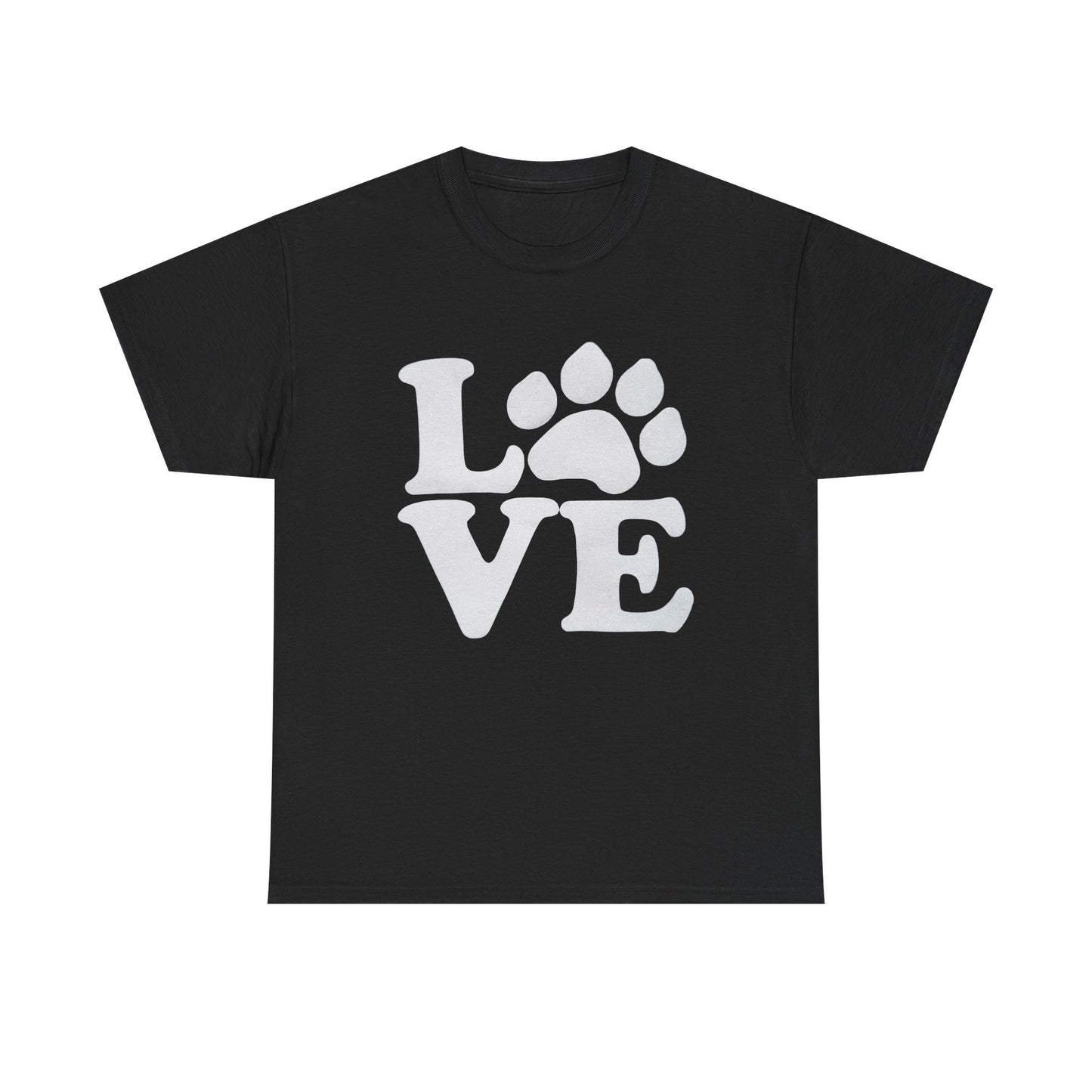 Love Paw Heavy Duty Unisex Tee Sizes Small - 5XL (11 colors)