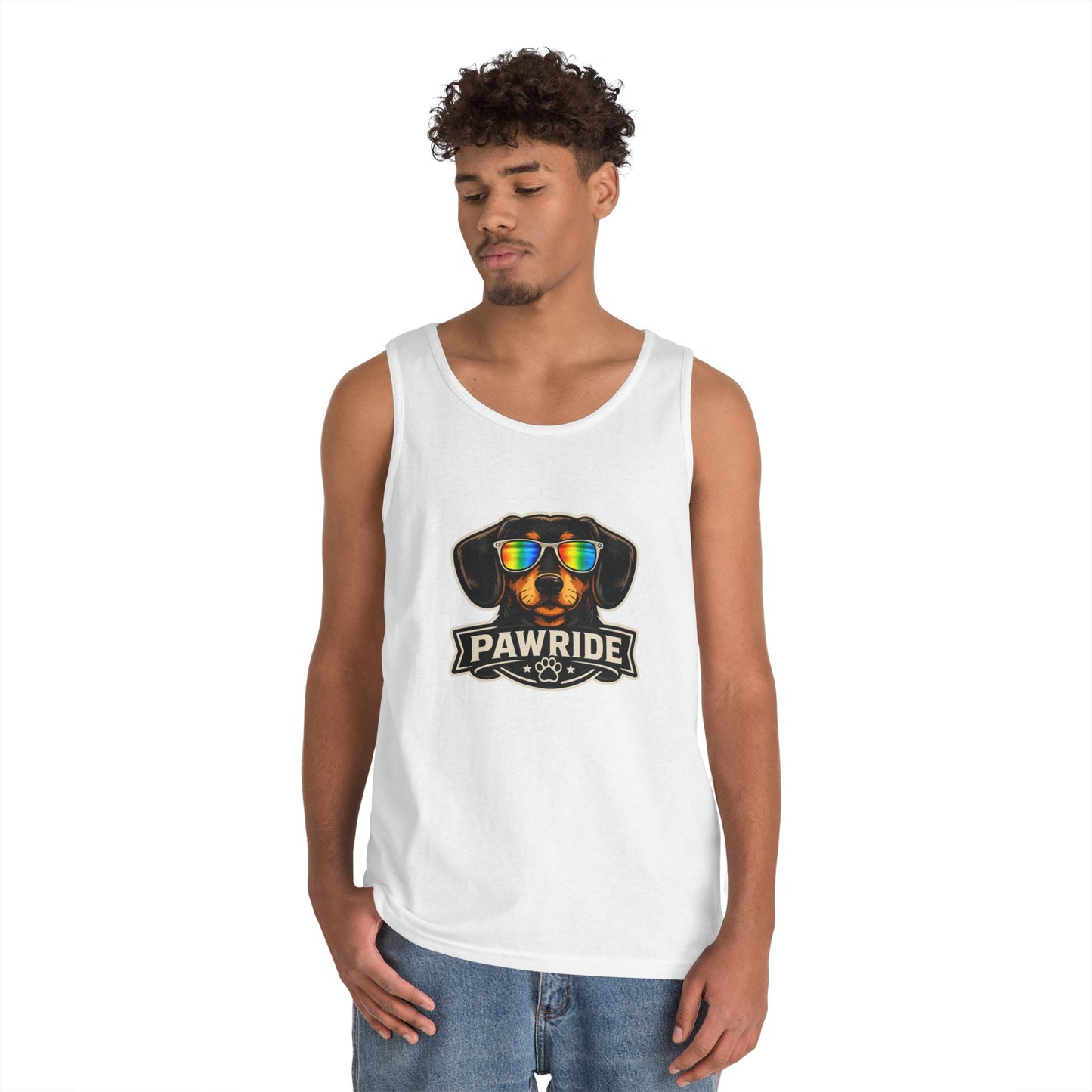 Pawride Unisex Heavy Cotton Tank Top (6 Colors)