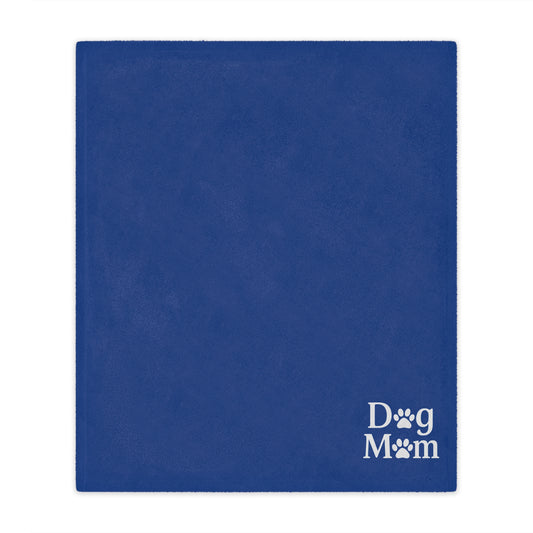 Dog Mom Minky Blanket