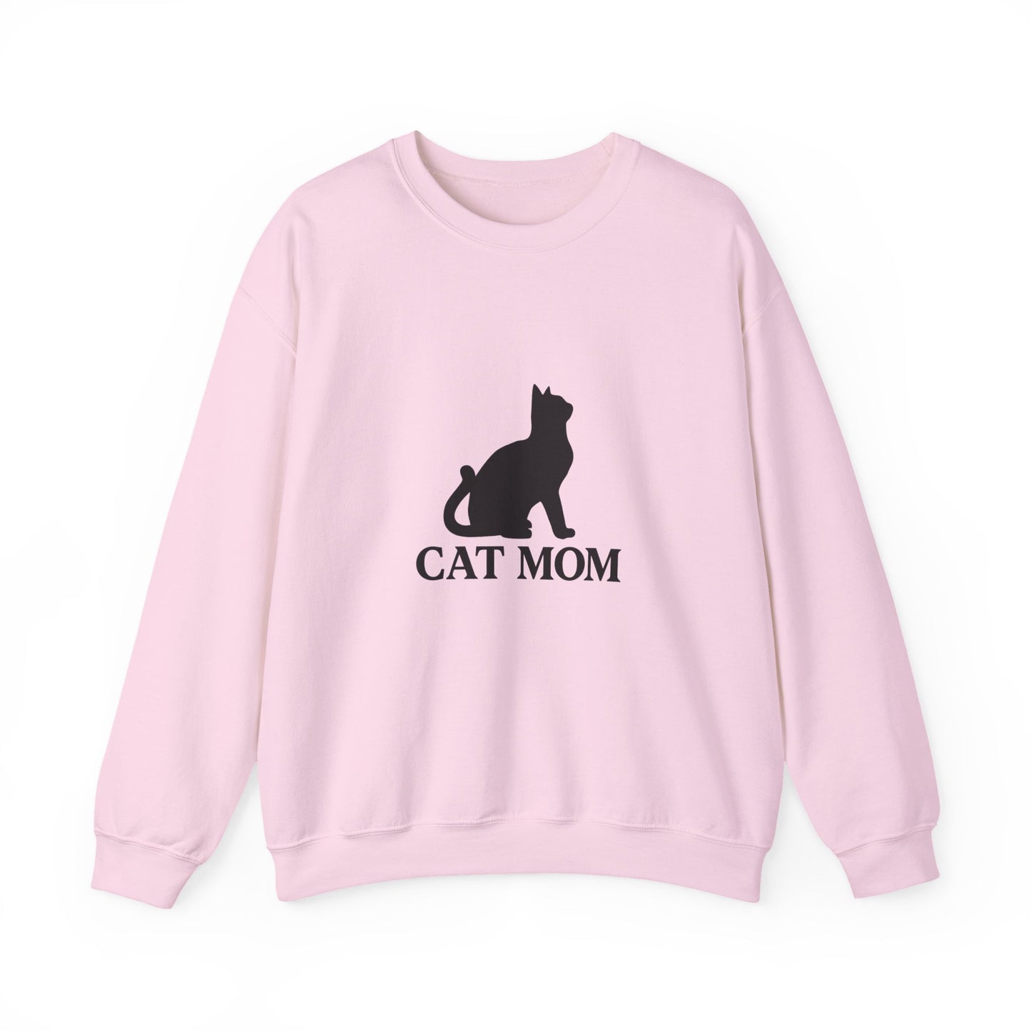 Cat Mom With Cat Sweatshirt Sizes Small - 3XL (3 colors)