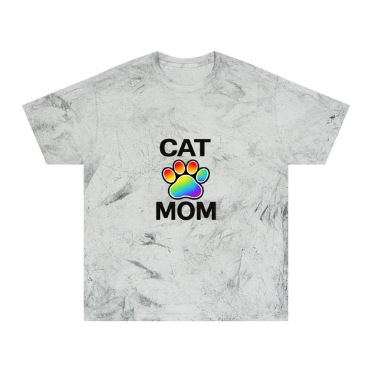 Pride Color Blast Cat Mom Tee Sizes Small - 3XL (4 Colors)