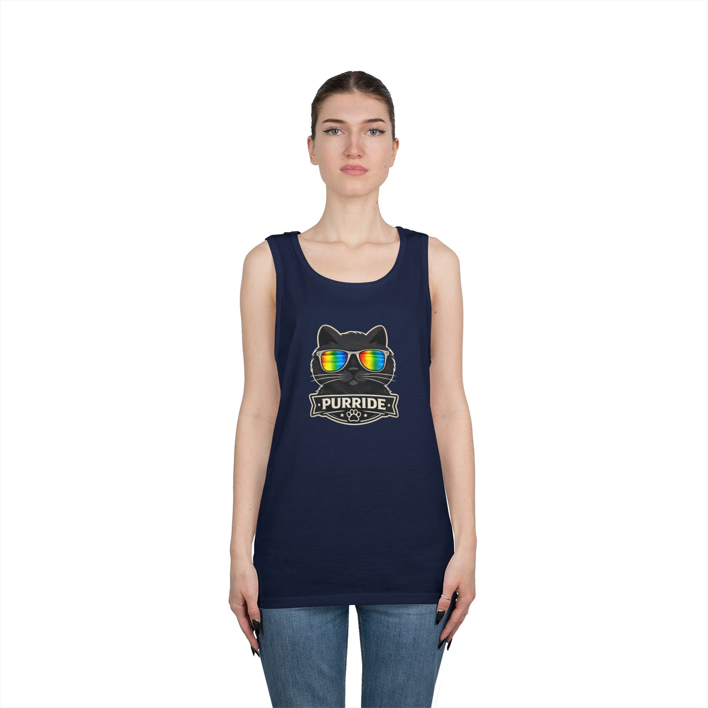 Purride Unisex Heavy Cotton Tank Top (10 Colors)