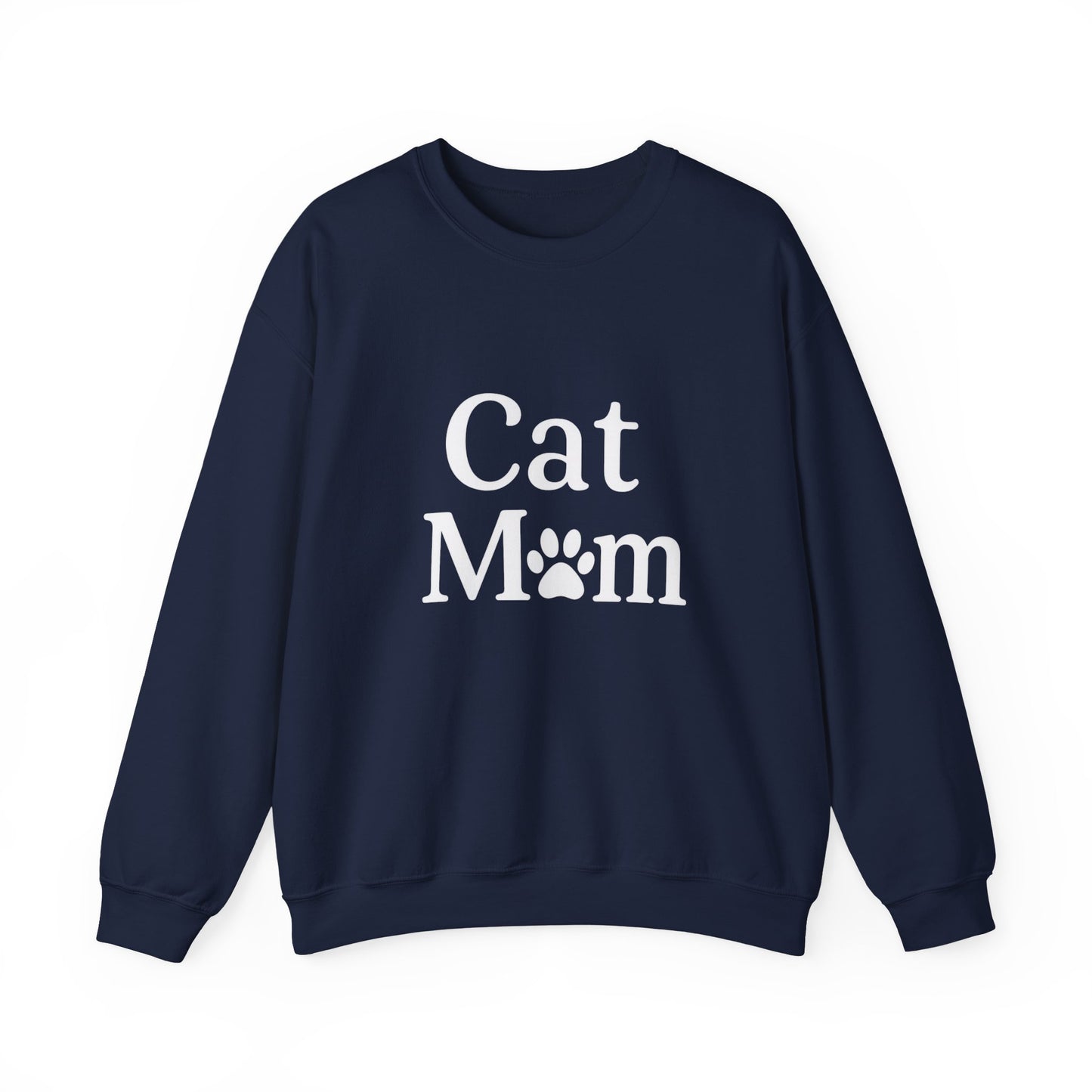 Cat Mom Sweatshirt Sizes Small - 3XL (3 colors)