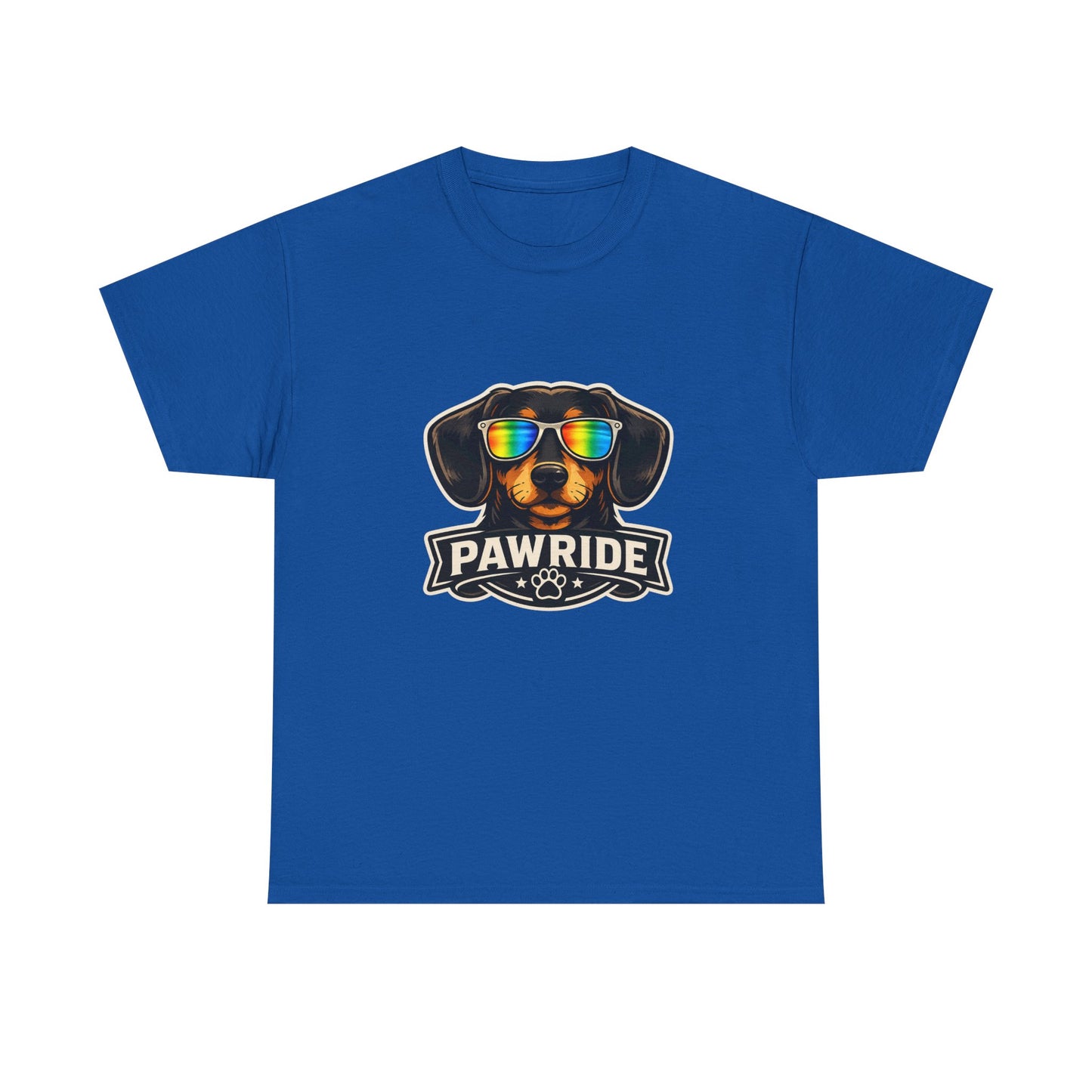 Pawride Heavy Duty Unisex Tee Sizes Small - 5XL (11 colors)
