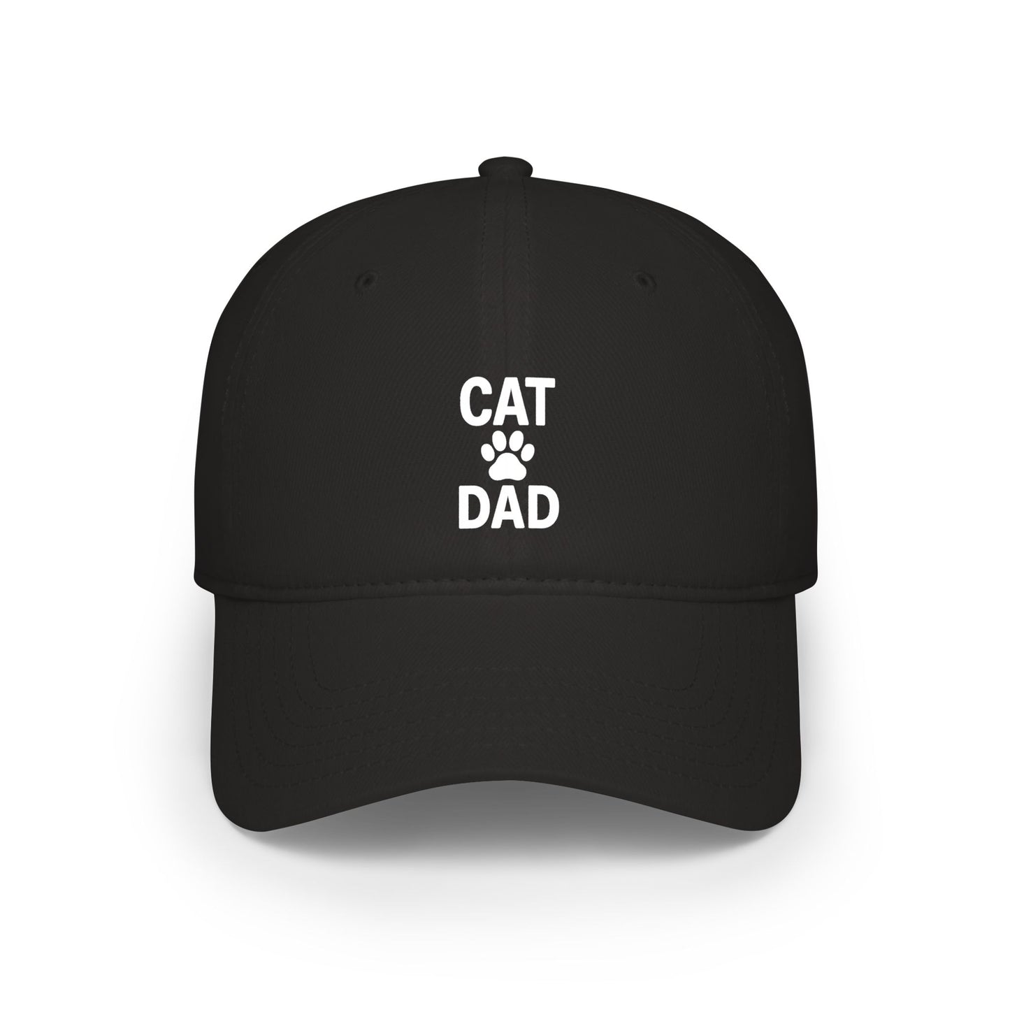 Cat Dad Low Profile Baseball Cap (5 Colors)