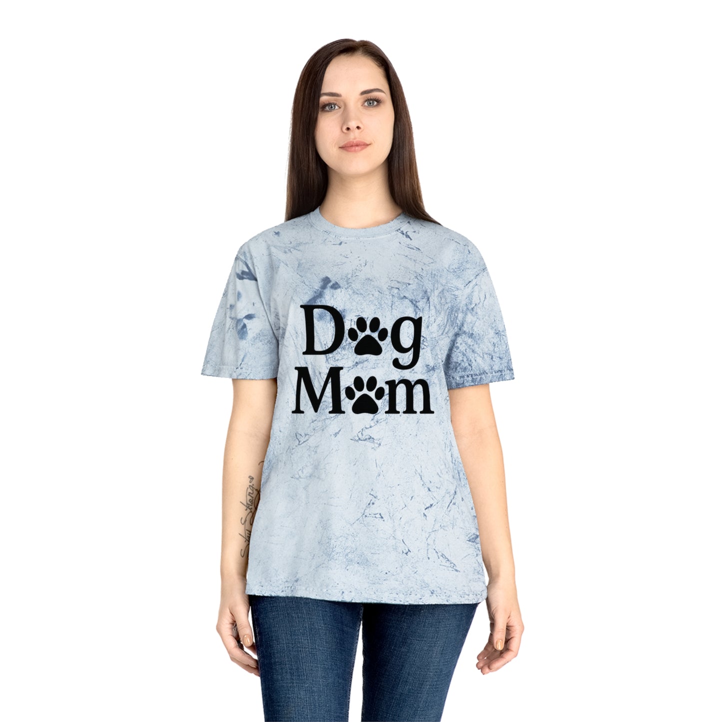 Color Blast Dog Mom Tee Sizes Small - 3XL (4 Colors)
