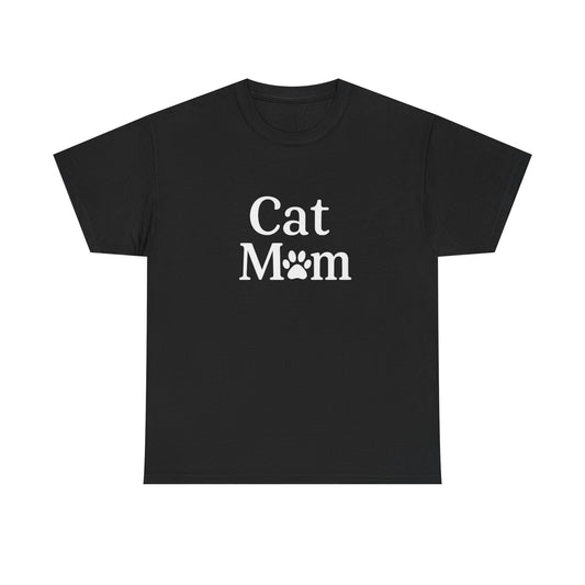 Cat Mom Heavy Duty Unisex Tee Sizes Small - 5XL (11 colors)
