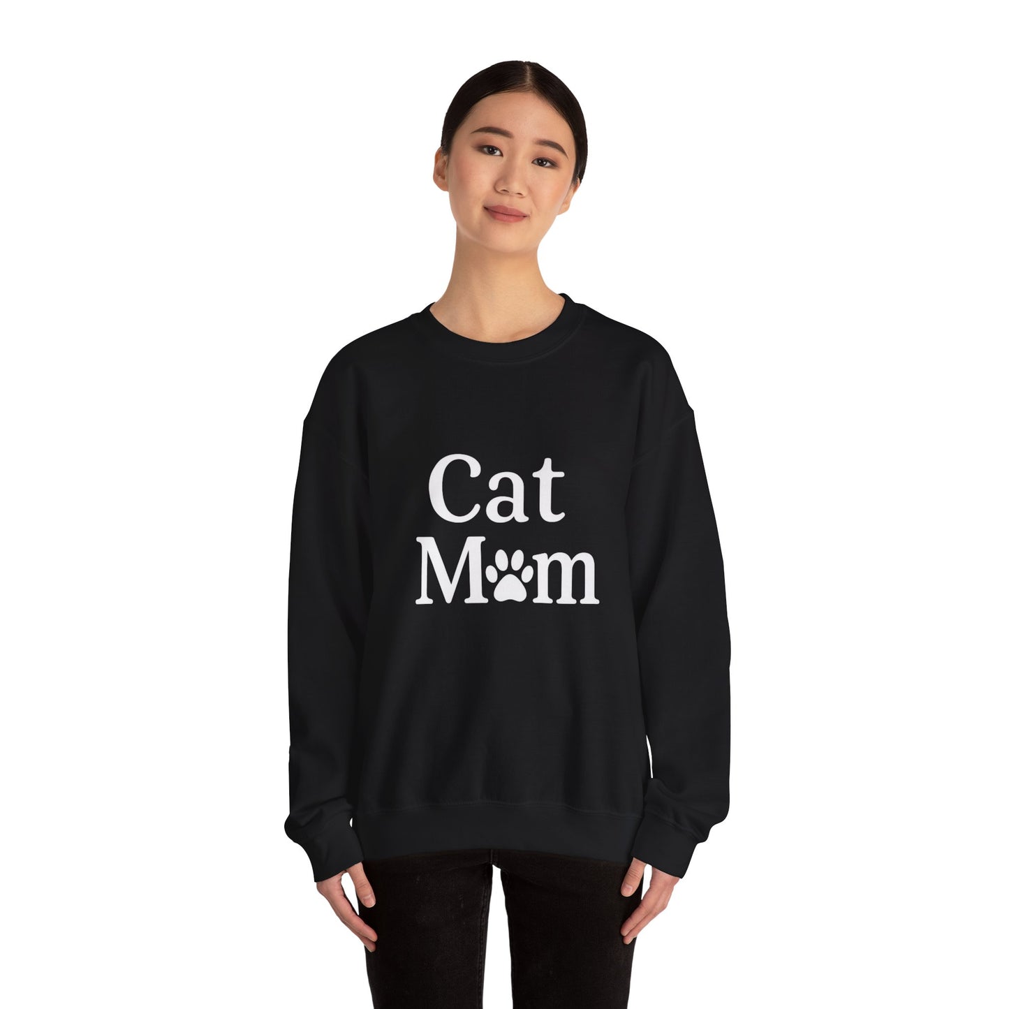 Cat Mom Sweatshirt Sizes Small - 3XL (3 colors)