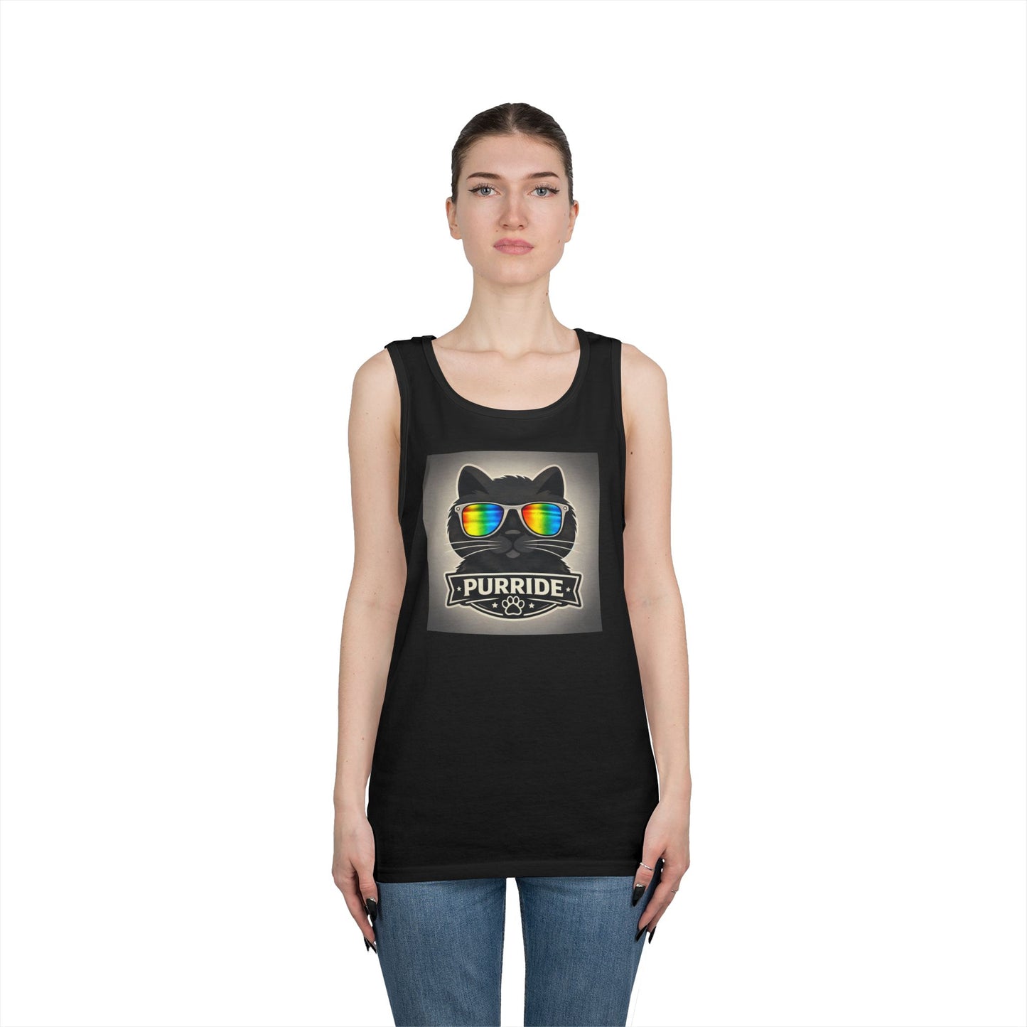 Purride Unisex Heavy Cotton Tank Top (10 Colors)