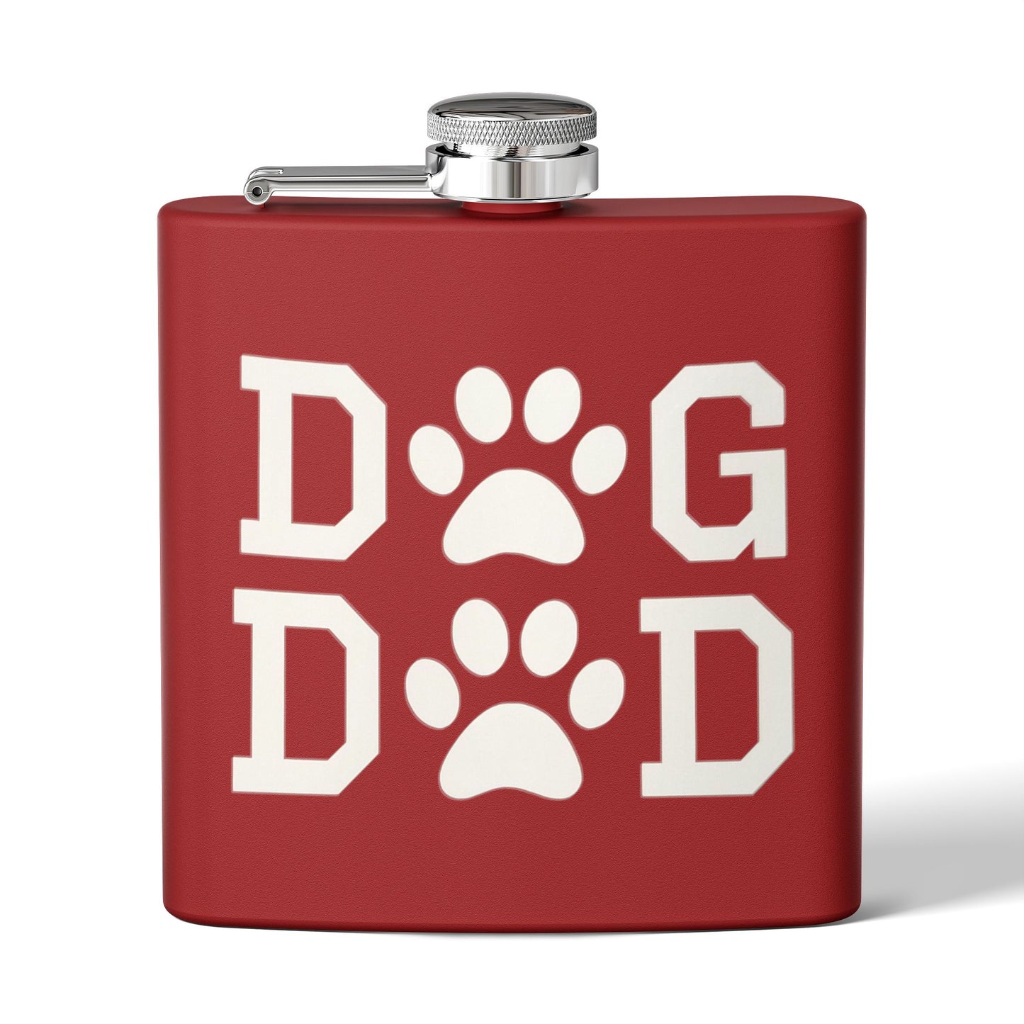 Dog Dad Stainless Steel Flask (8 colors)