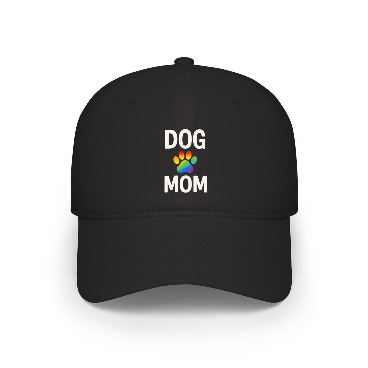 Pride Dog Mom Low Profile Baseball Cap (5 Colors)