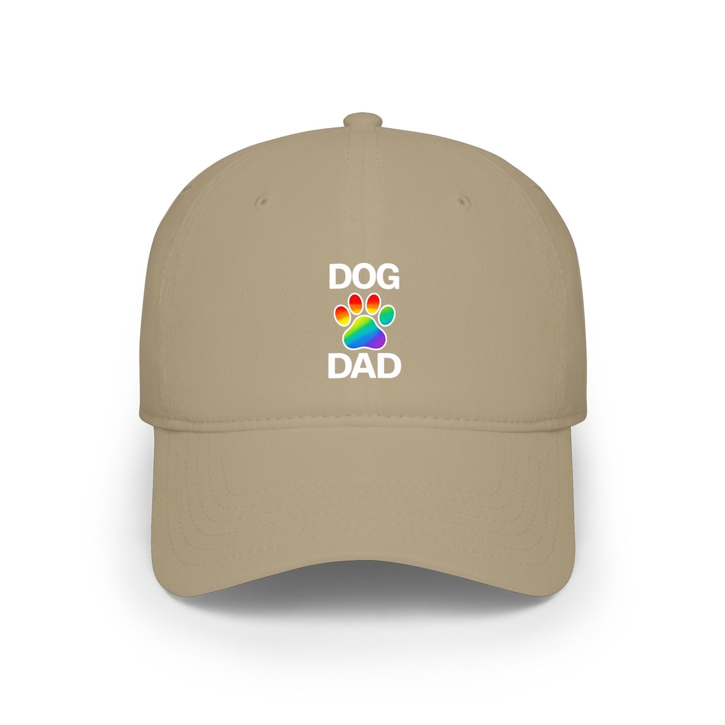 Pride Dog Dad Low Profile Baseball Cap (5 Colors)