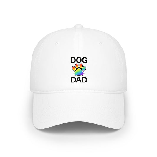 Pride Dog Dad Low Profile Baseball Cap