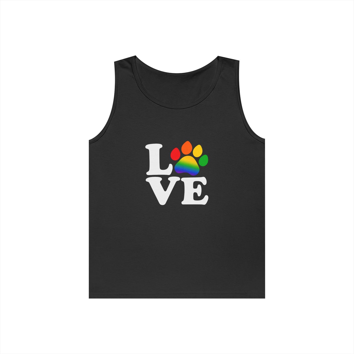 Pride Love is Love Unisex Heavy Cotton Tank Top (6 colors)