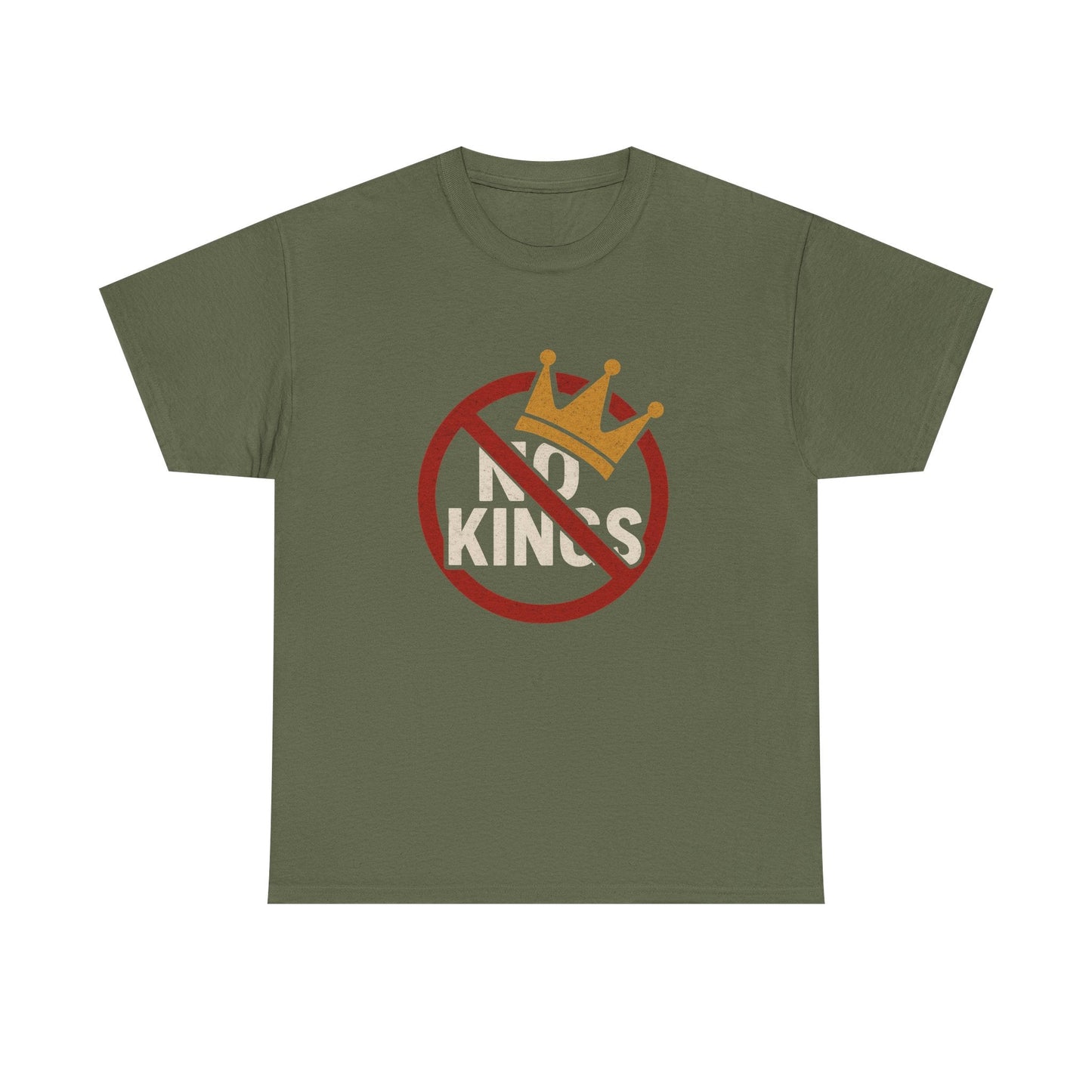 No Kings Heavy Duty Unisex Tee Sizes Small - 5XL (8 colors)