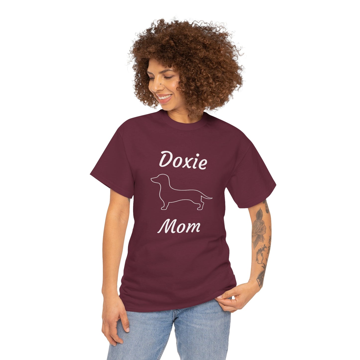 Doxie Mom Heavy Duty Unisex Tee Sizes Small - 5XL (11 colors)