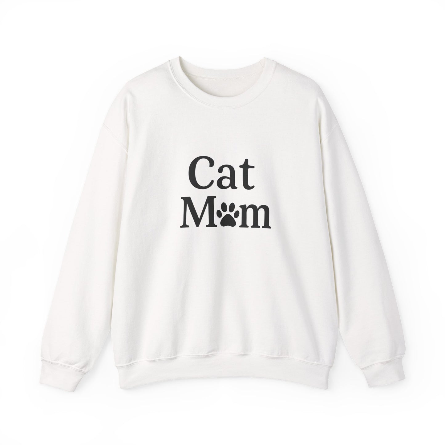 Cat Mom Sweatshirt Sizes Small - 3XL (3 colors)