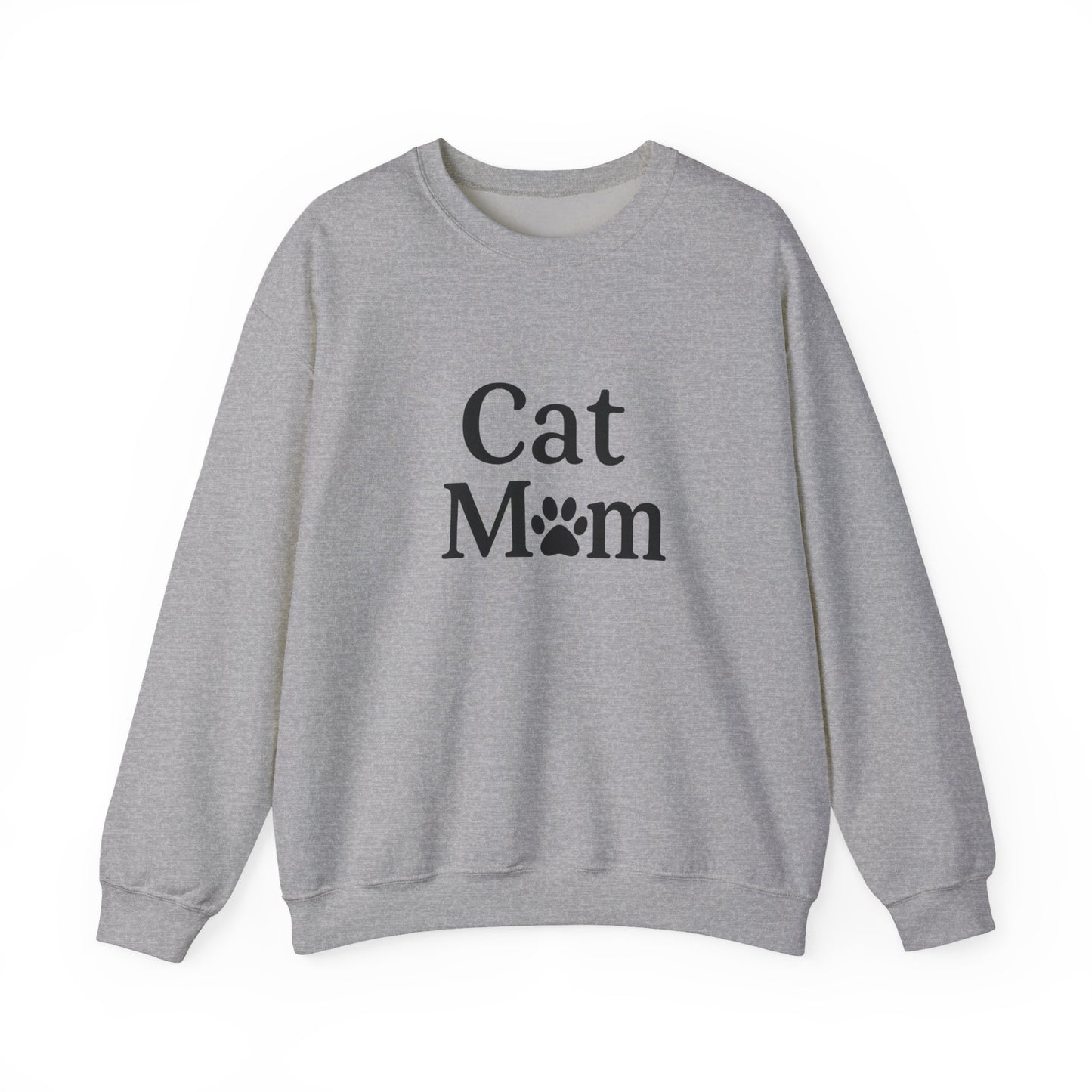 Cat Mom Sweatshirt Sizes Small - 3XL (3 colors)