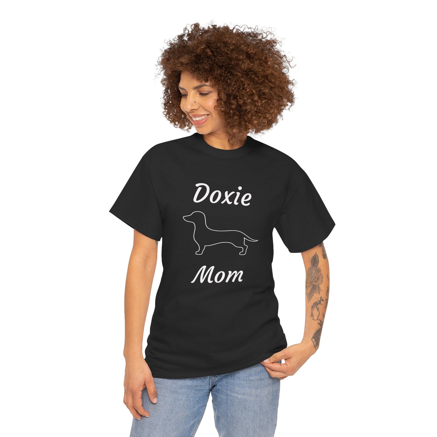 Doxie Mom Heavy Duty Unisex Tee Sizes Small - 5XL (11 colors)