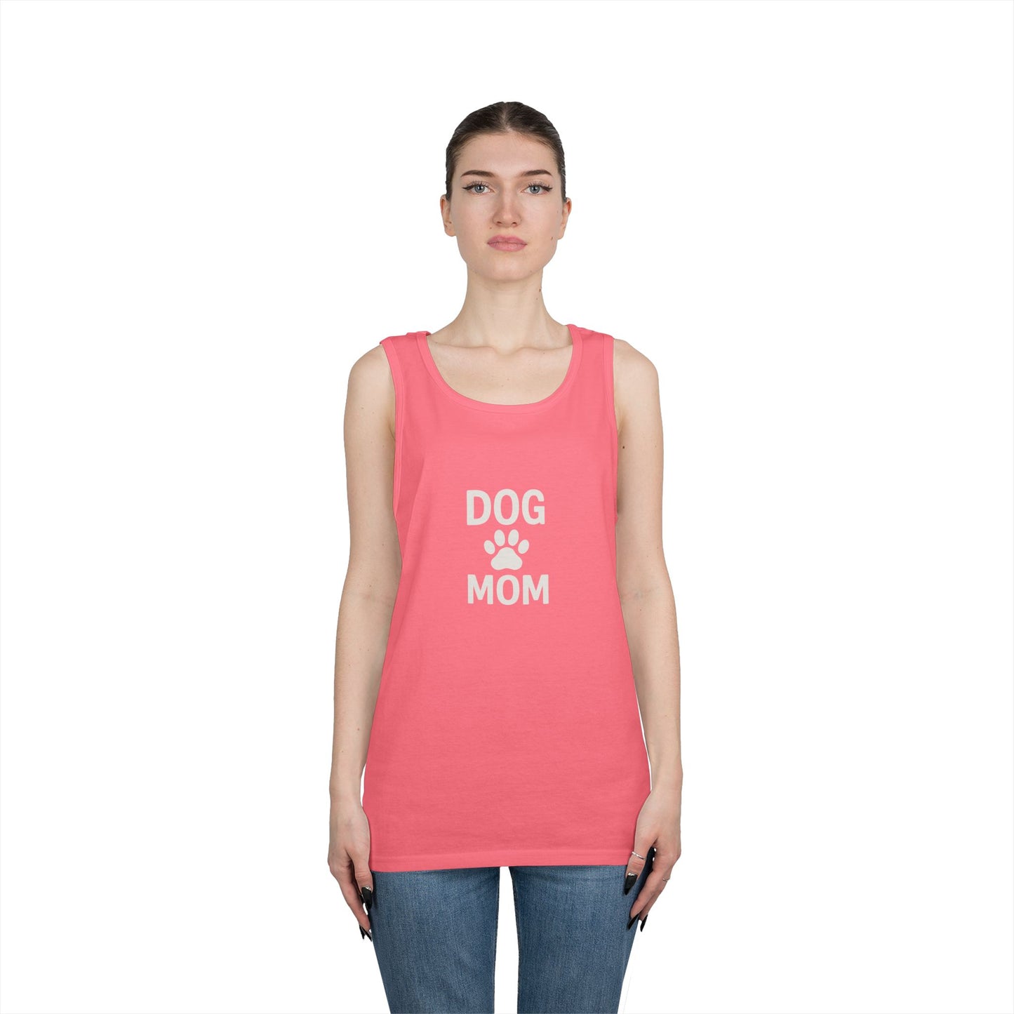 Dog Mom Unisex Heavy Cotton Tank Top