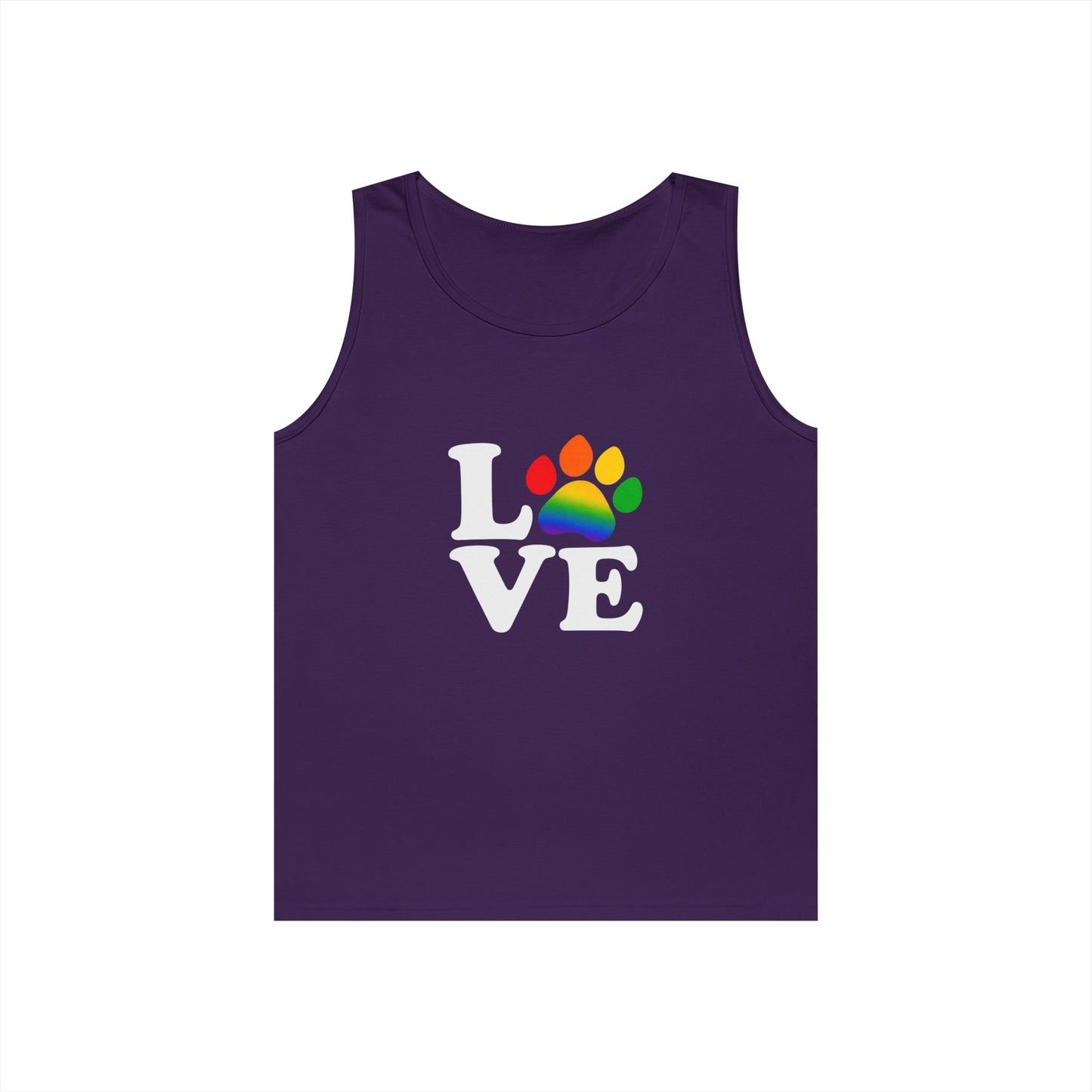 Pride Love is Love Unisex Heavy Cotton Tank Top (6 colors)