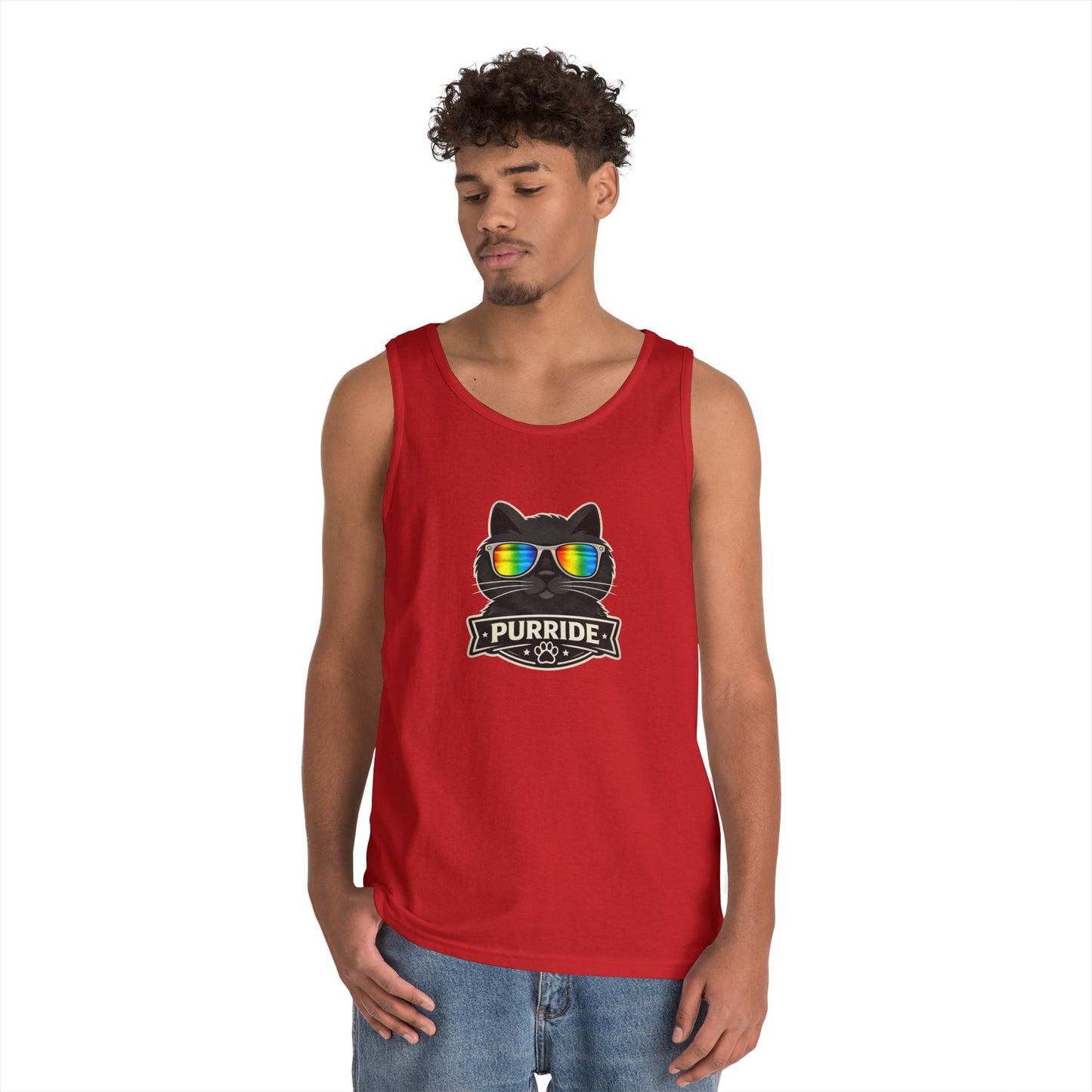Purride Unisex Heavy Cotton Tank Top (10 Colors)