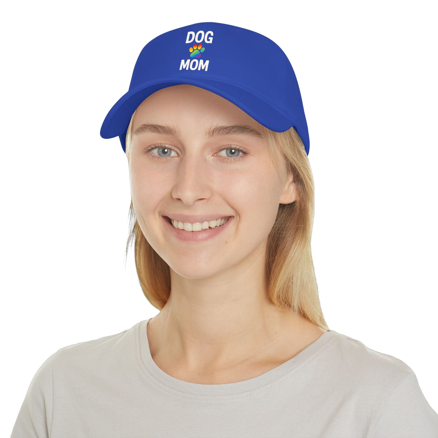 Pride Dog Mom Low Profile Baseball Cap (5 Colors)