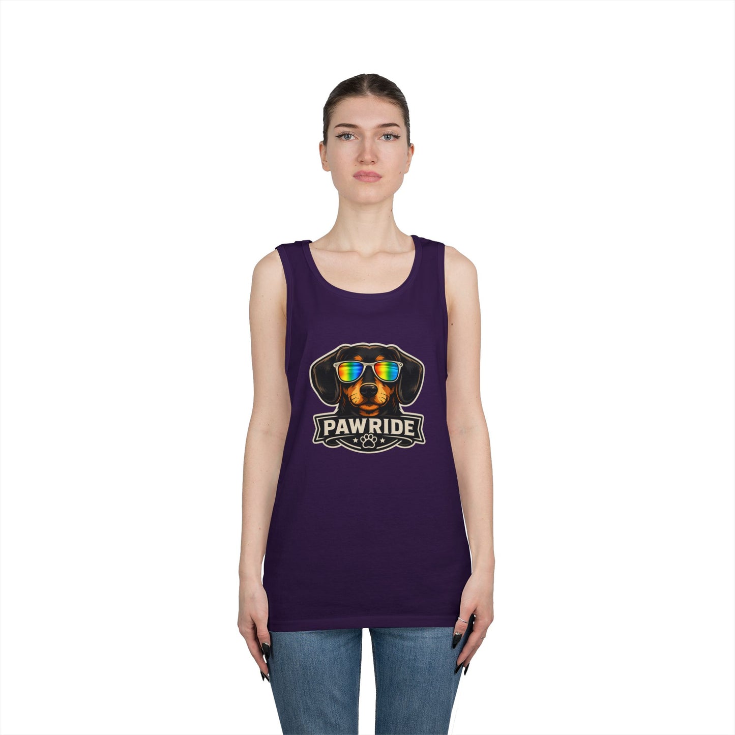 Pawride Unisex Heavy Cotton Tank Top (6 Colors)