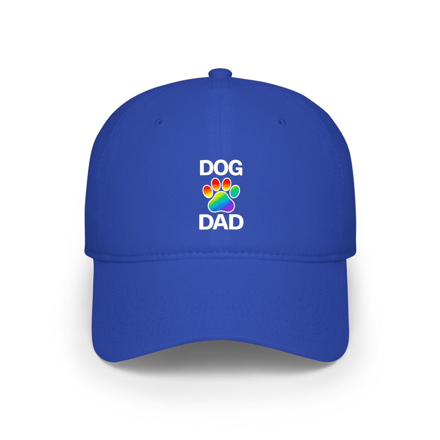 Pride Dog Dad Low Profile Baseball Cap (5 Colors)