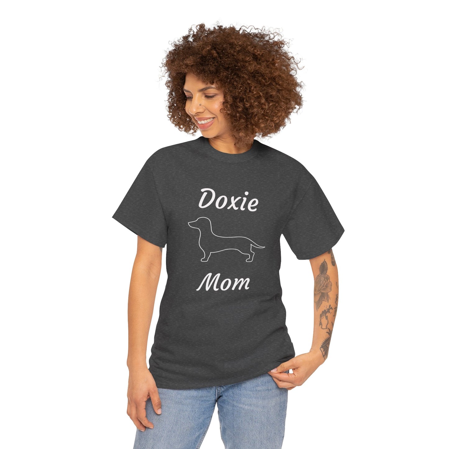 Doxie Mom Heavy Duty Unisex Tee Sizes Small - 5XL (11 colors)