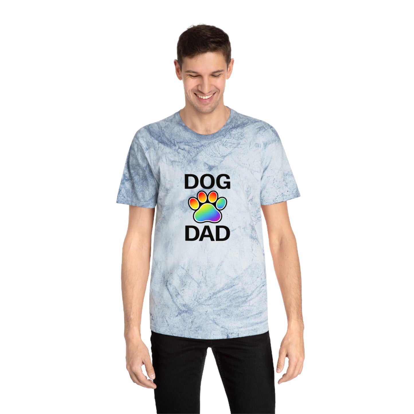 Pride Color Blast Dog Dad Tee Sizes Small - 3XL (4 Colors)