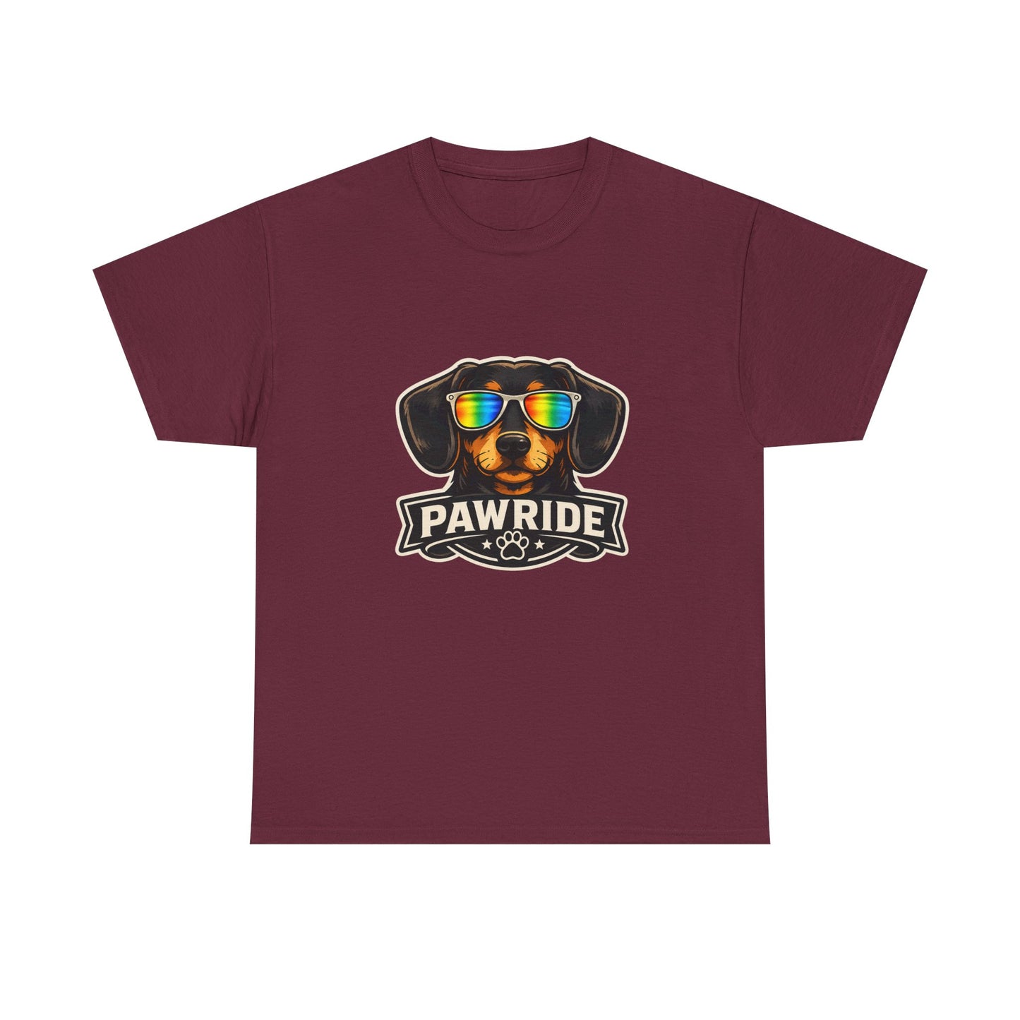 Pawride Heavy Duty Unisex Tee Sizes Small - 5XL (11 colors)