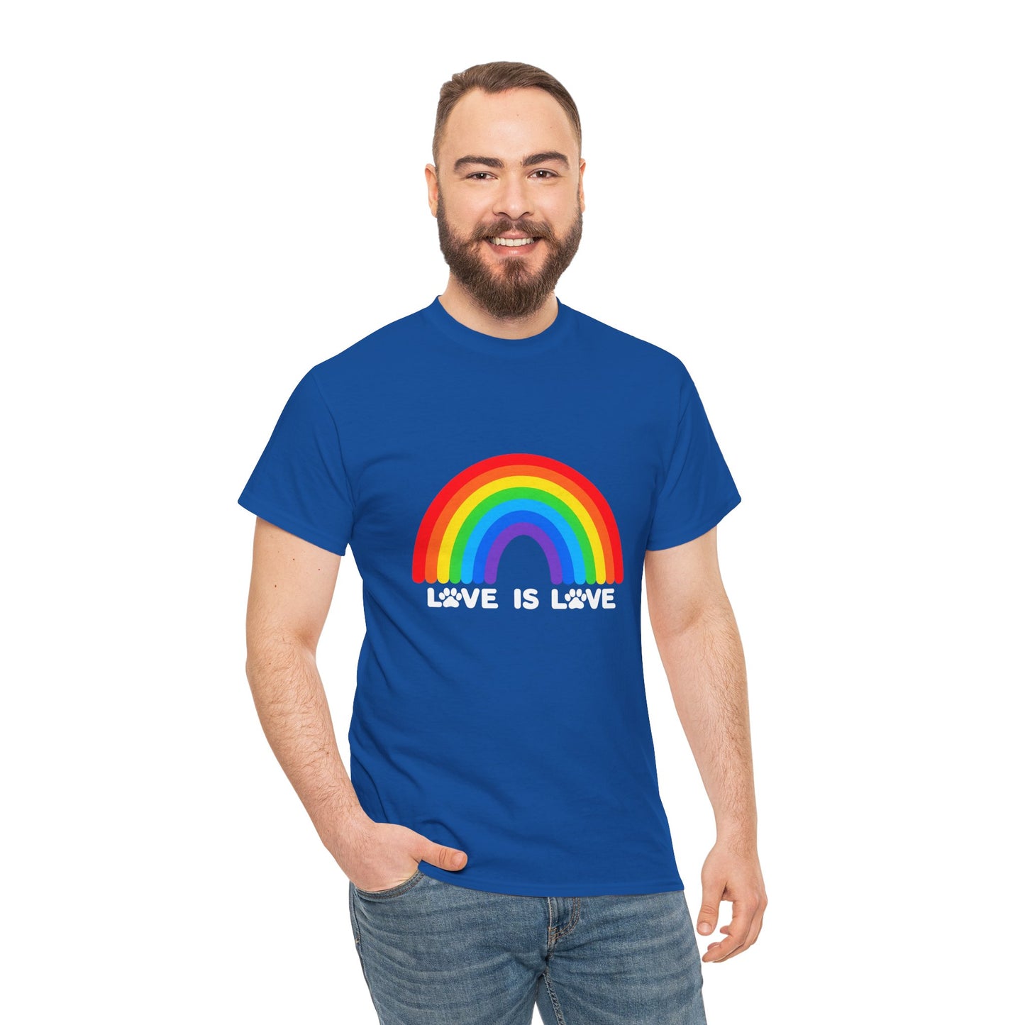Love is Love Heavy Duty Unisex Tee Sizes Small - 5XL (11 colors)
