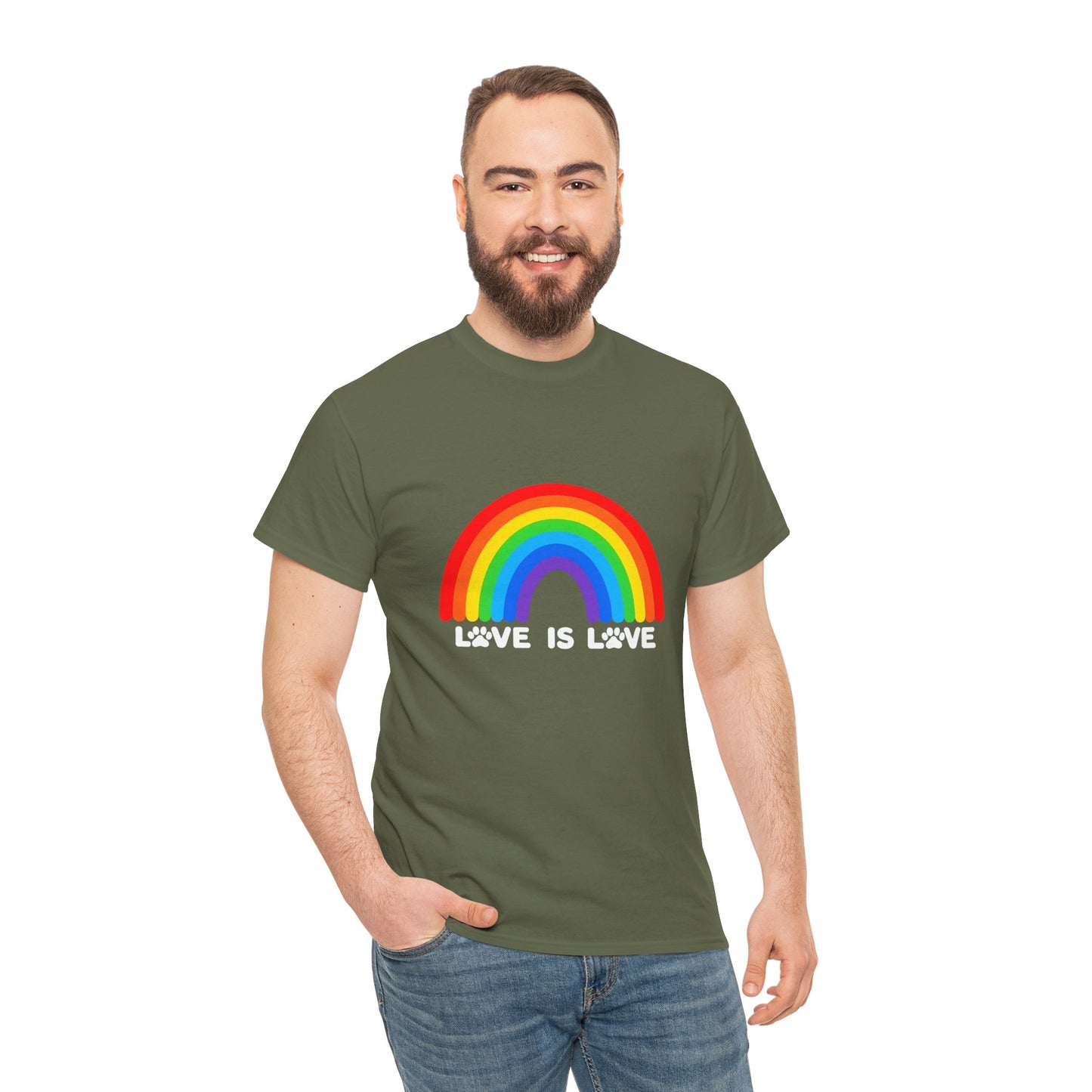 Love is Love Heavy Duty Unisex Tee Sizes Small - 5XL (11 colors)