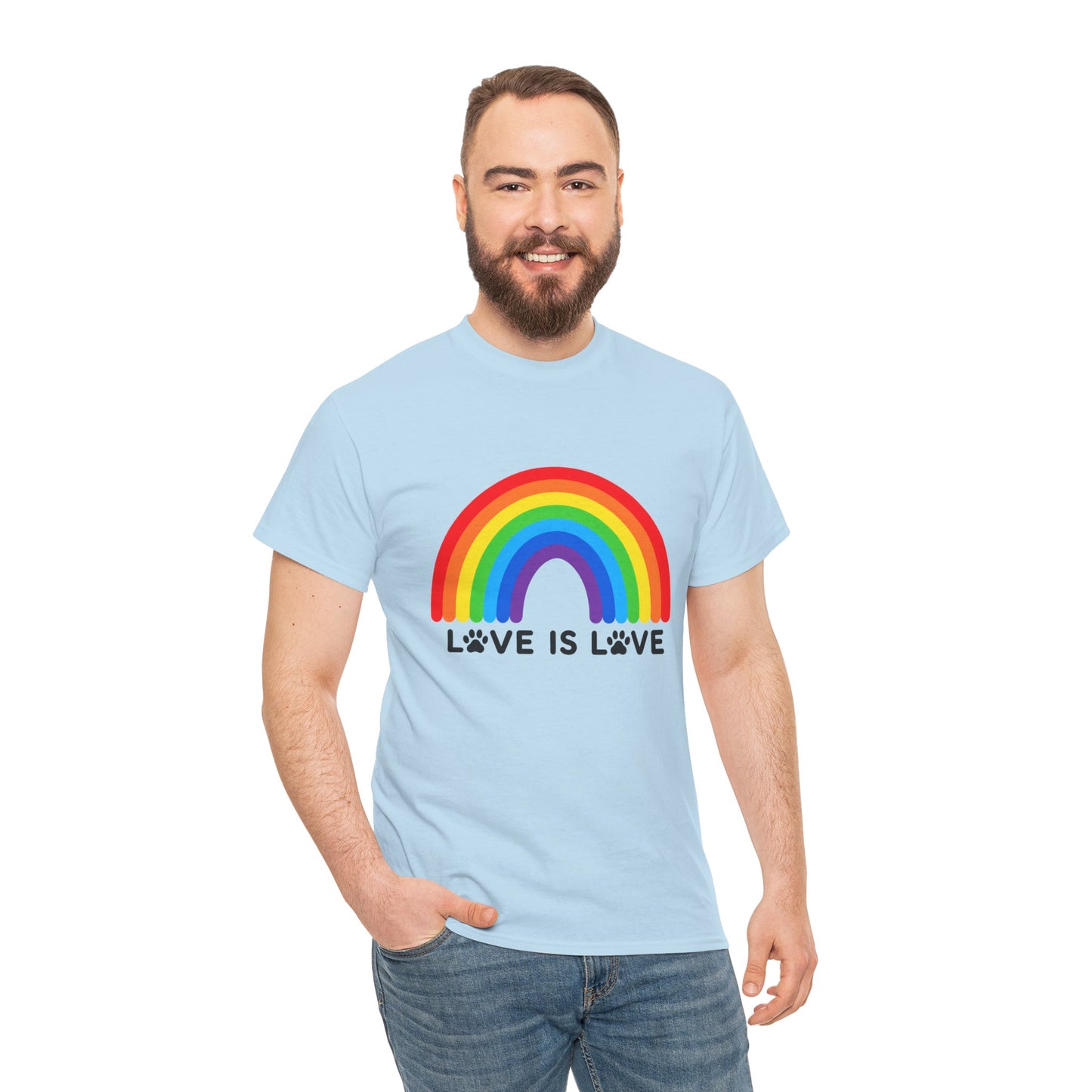 Love is Love Heavy Duty Unisex Tee Sizes Small - 5XL (11 colors)