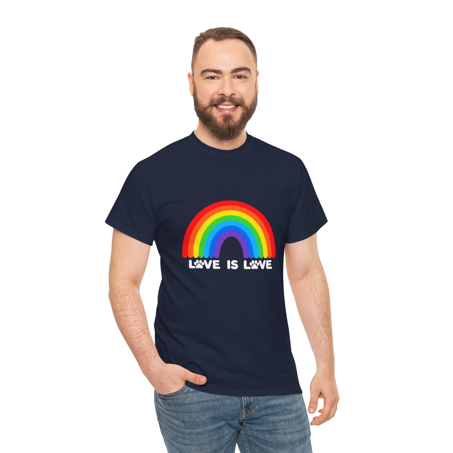 Love is Love Heavy Duty Unisex Tee Sizes Small - 5XL (11 colors)