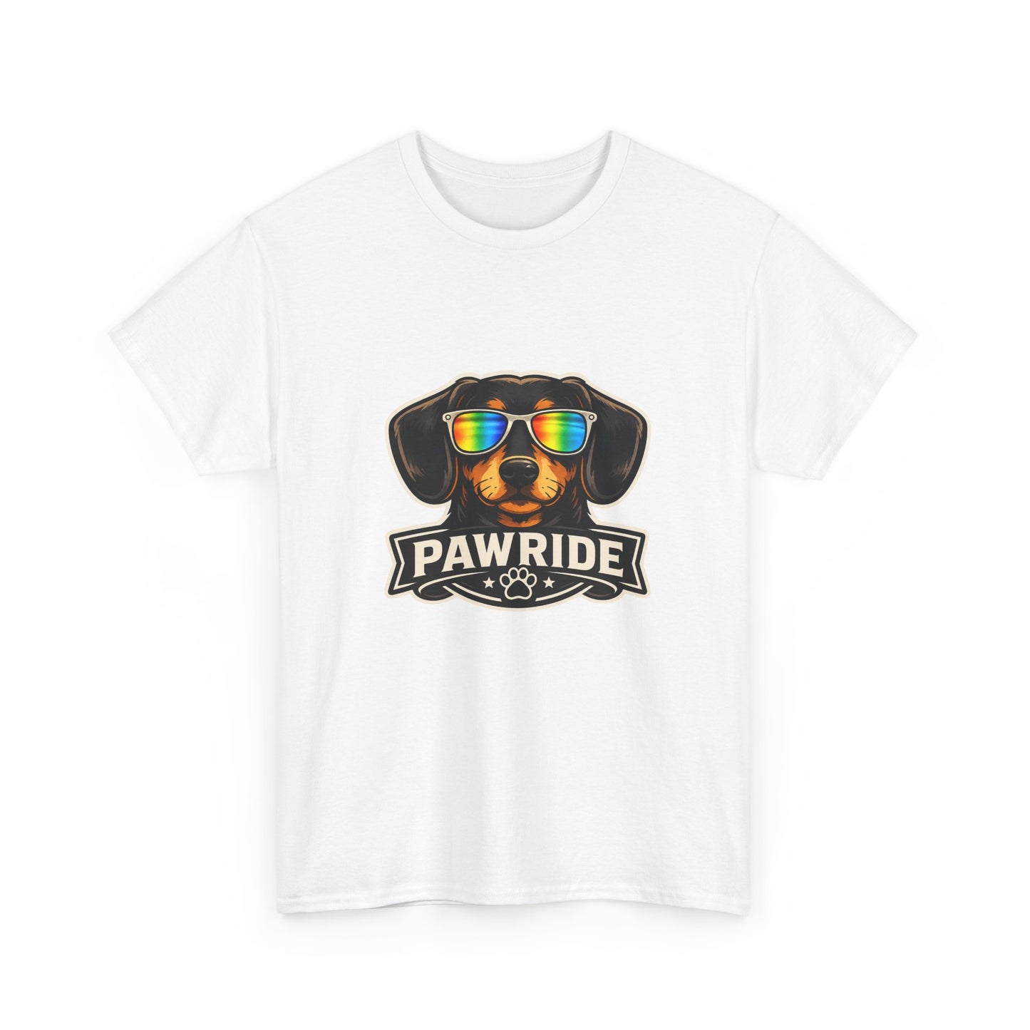 Pawride Heavy Duty Unisex Tee Sizes Small - 5XL (11 colors)