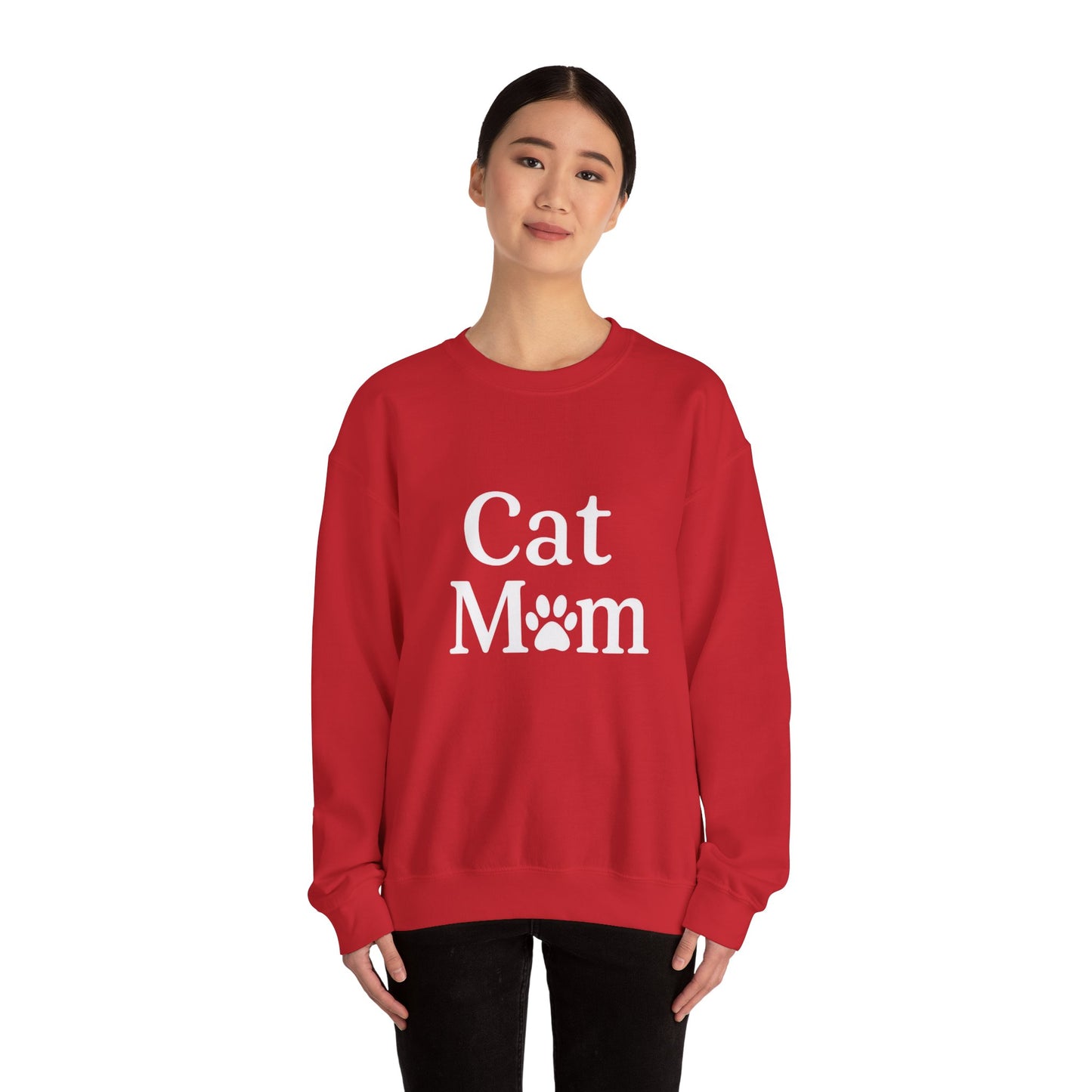 Cat Mom Sweatshirt Sizes Small - 3XL (3 colors)