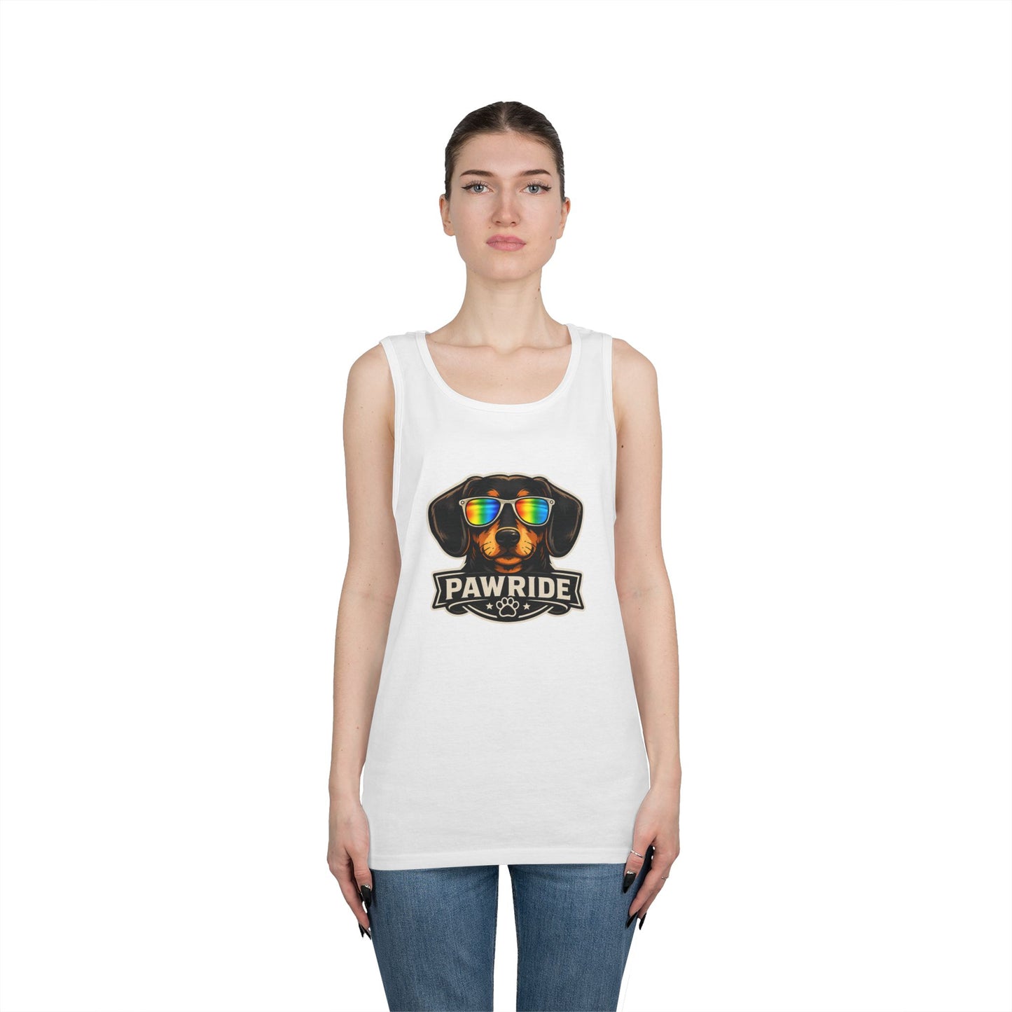 Pawride Unisex Heavy Cotton Tank Top (6 Colors)