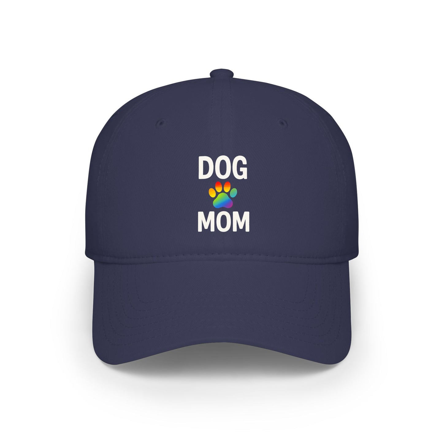 Pride Dog Mom Low Profile Baseball Cap (5 Colors)