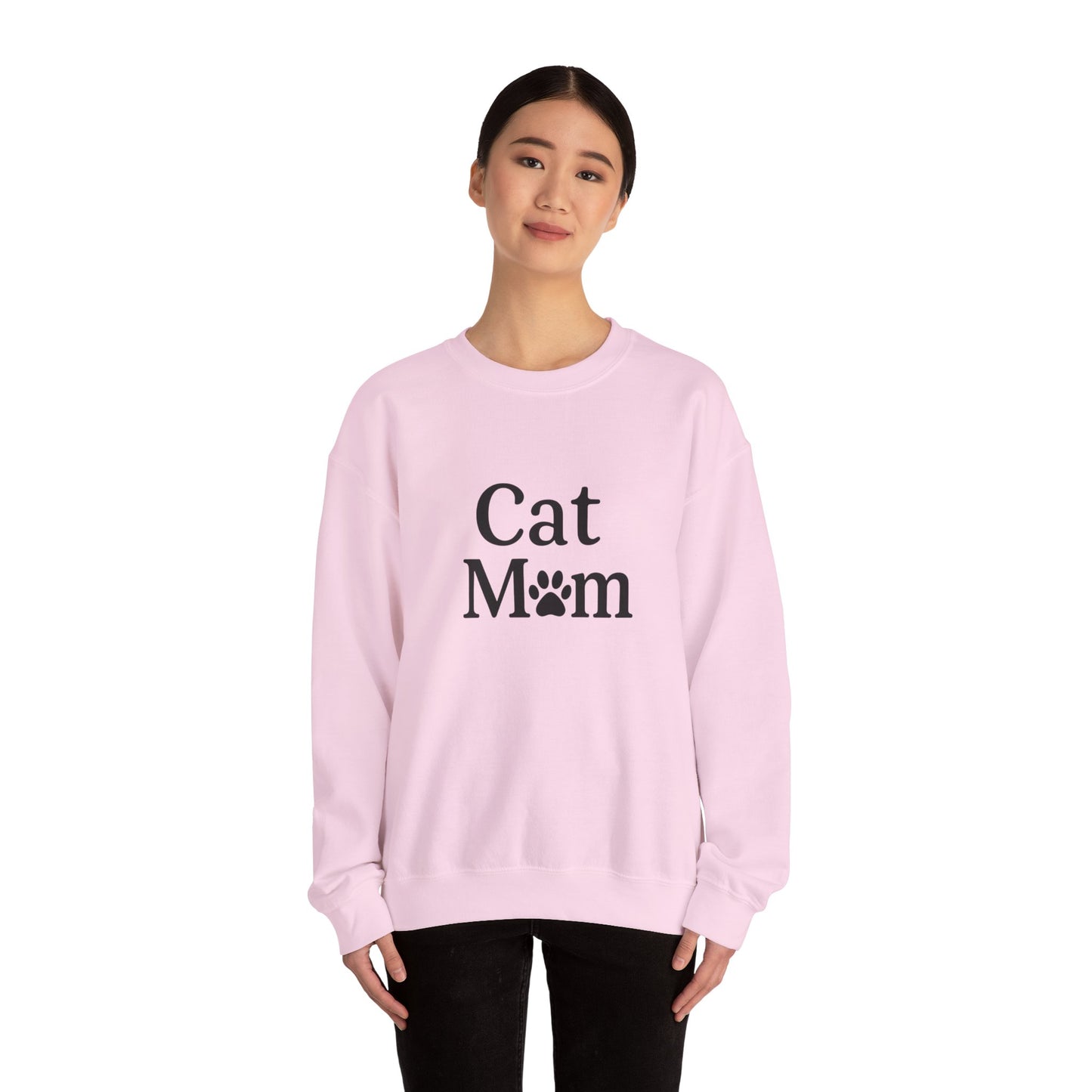 Cat Mom Sweatshirt Sizes Small - 3XL (3 colors)