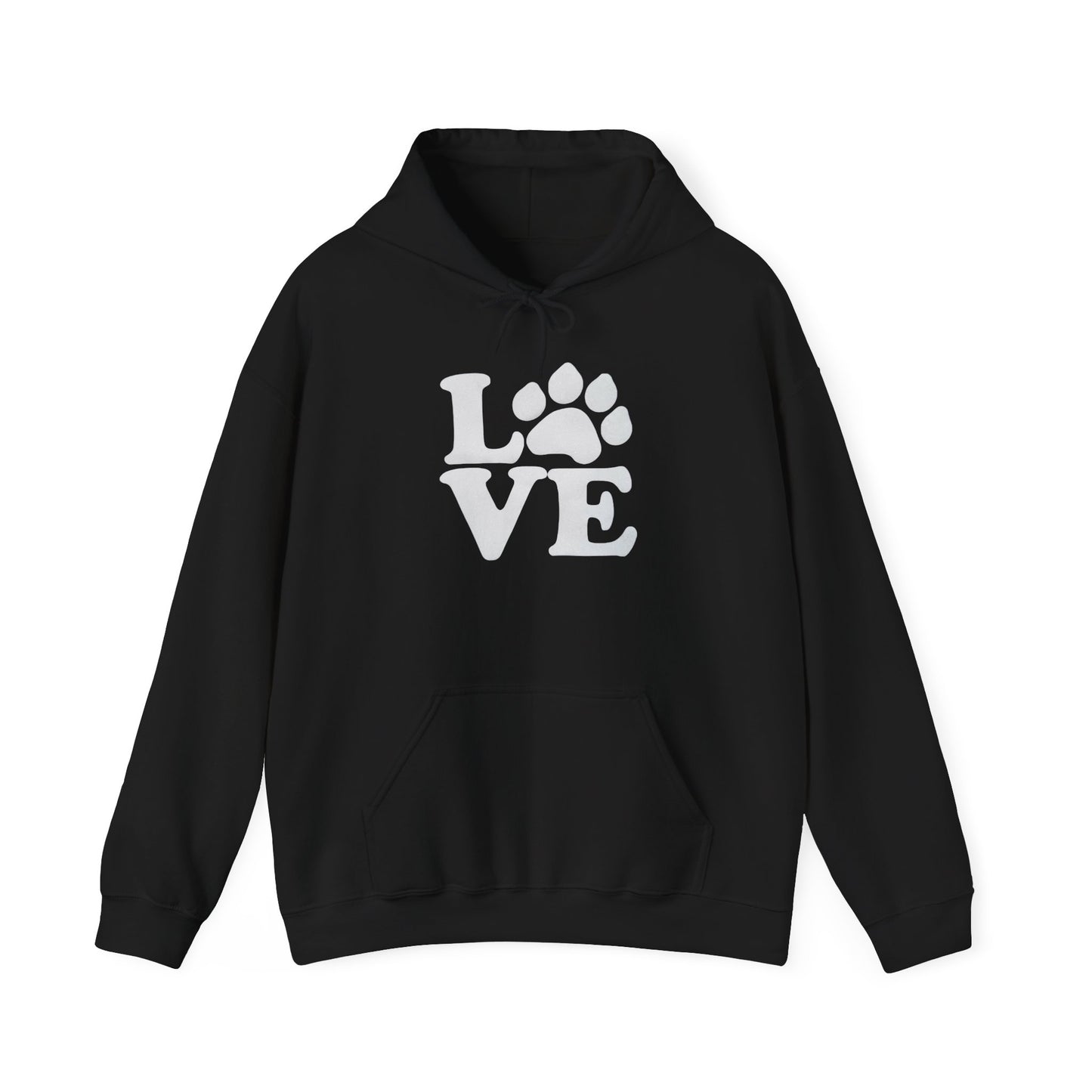 Love Paw Print Unisex Hoodie