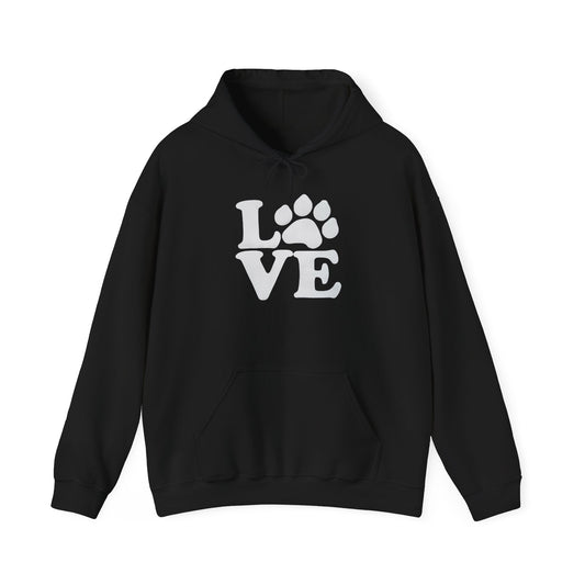 Love Paw Print Unisex Hoodie