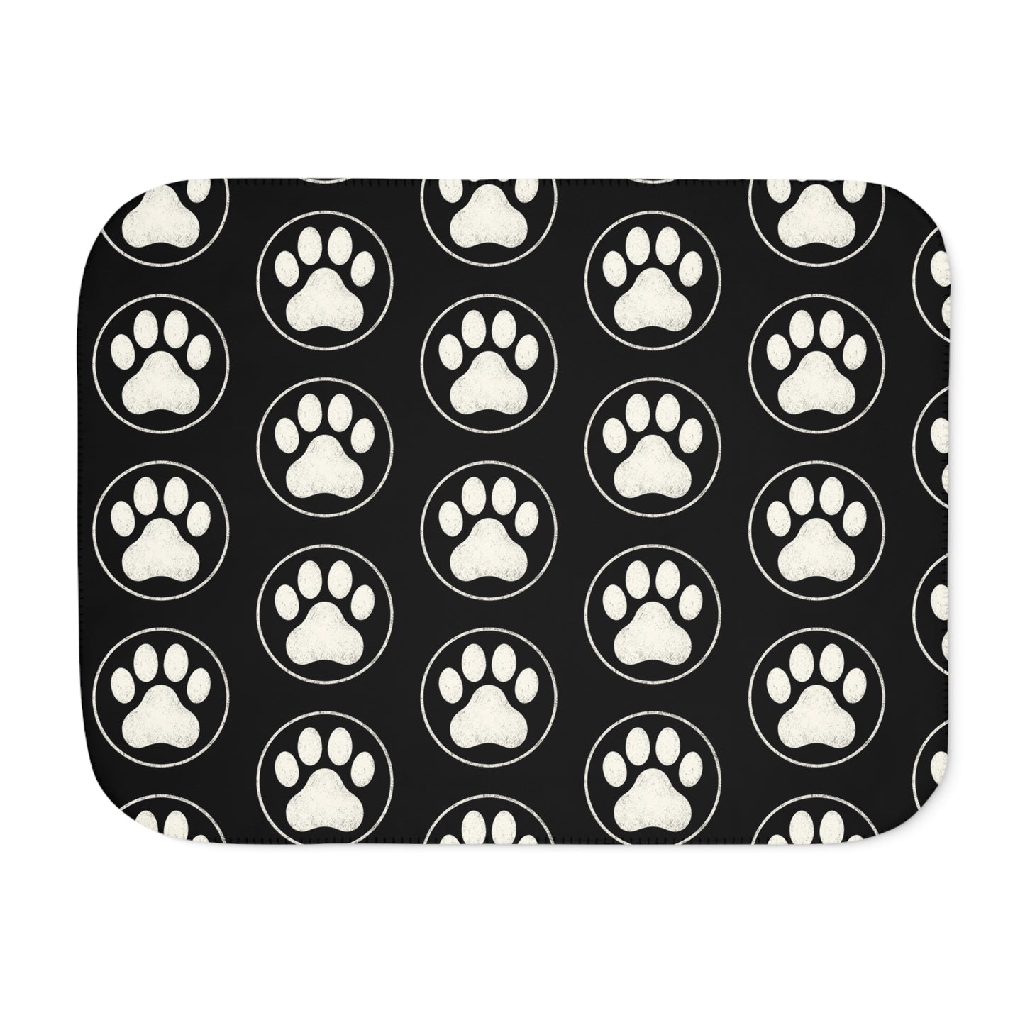 Cozy Sherpa Paw Blanket