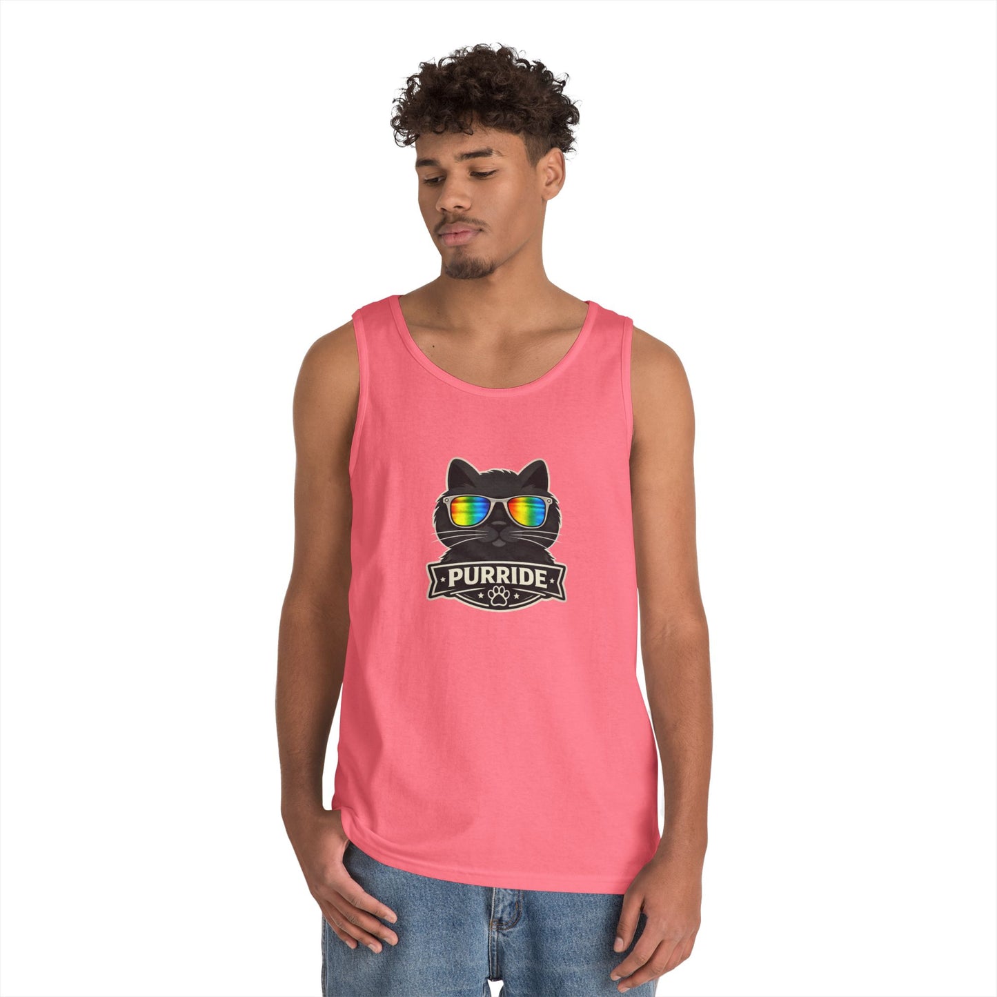 Purride Unisex Heavy Cotton Tank Top (10 Colors)
