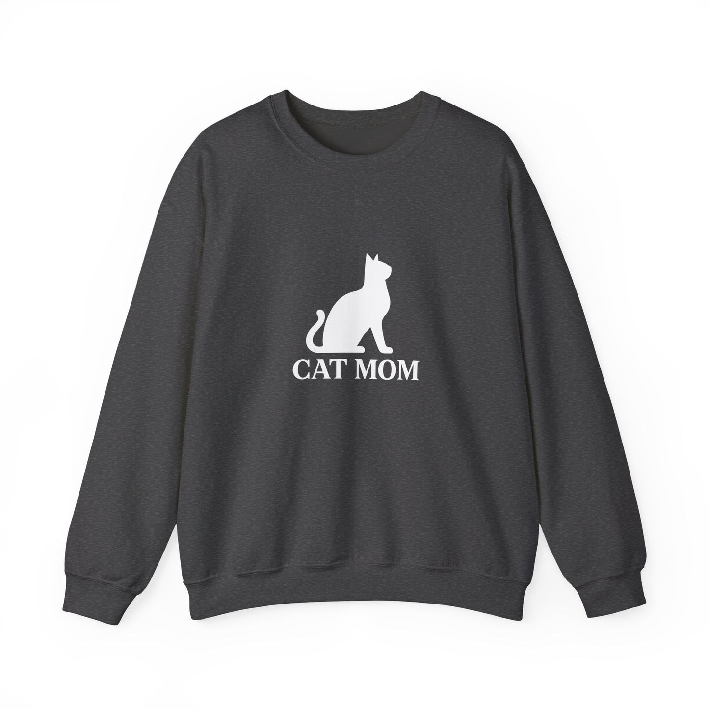 Cat Mom With Cat Sweatshirt Sizes Small - 3XL (3 colors)
