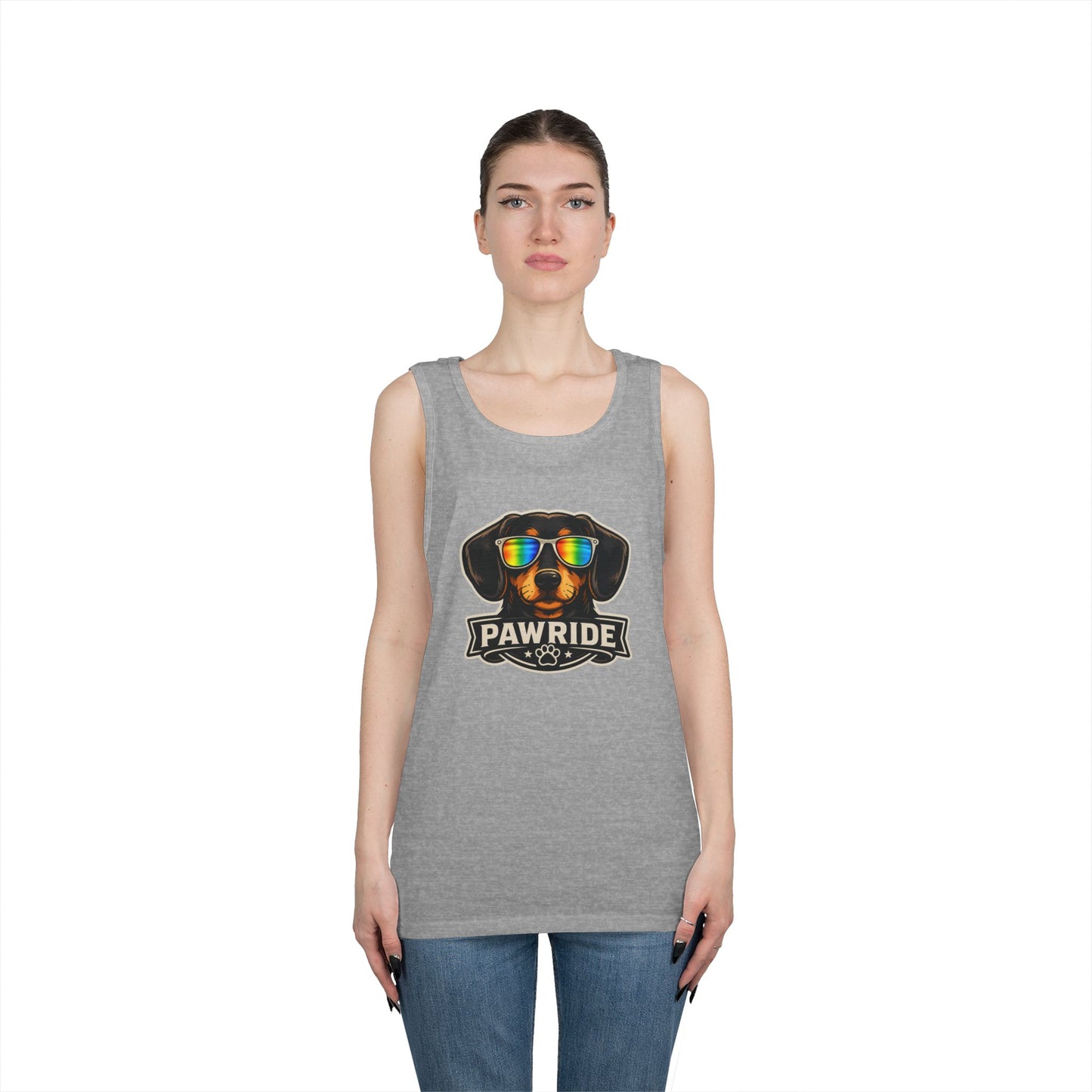 Pawride Unisex Heavy Cotton Tank Top (6 Colors)