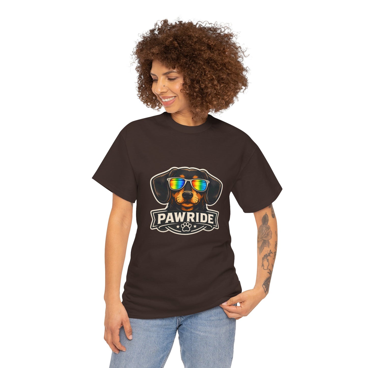 Pawride Heavy Duty Unisex Tee Sizes Small - 5XL (11 colors)
