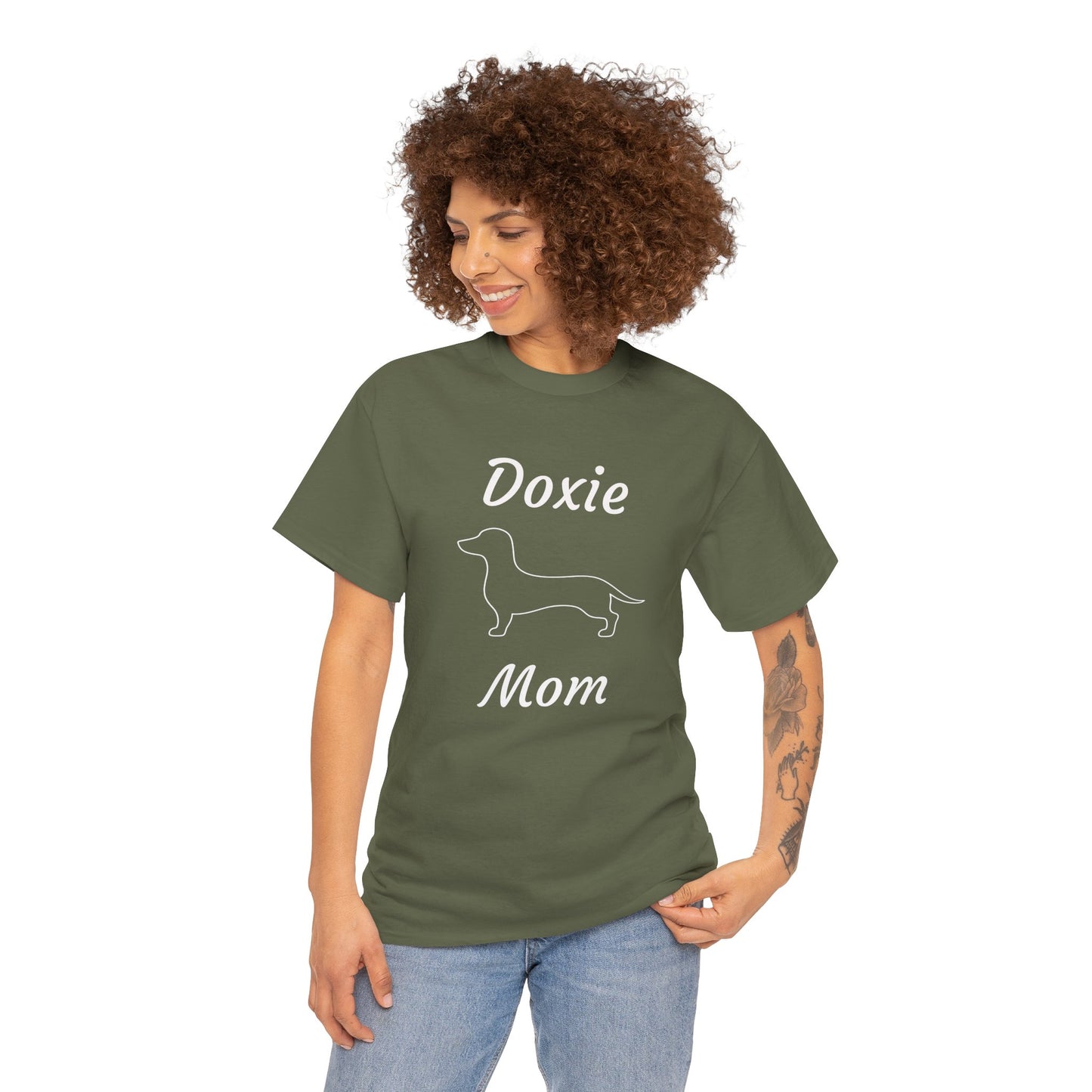 Doxie Mom Heavy Duty Unisex Tee Sizes Small - 5XL (11 colors)